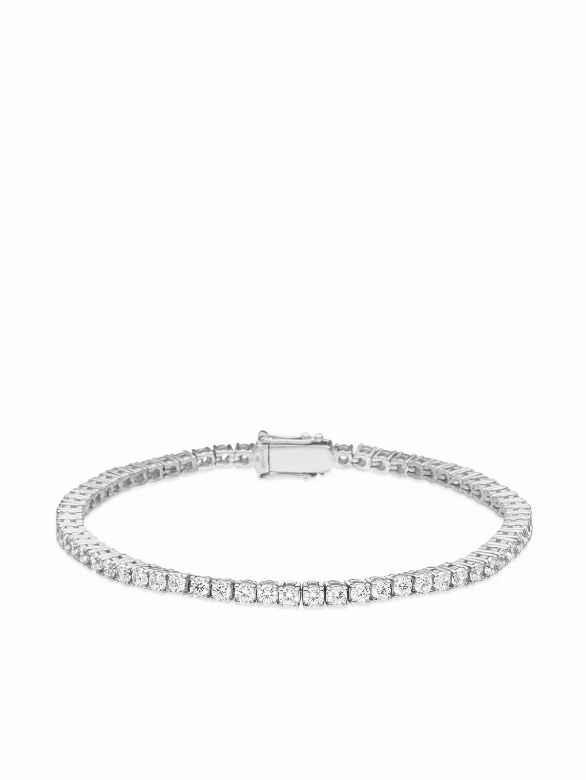 18kt white gold diamond bracelet