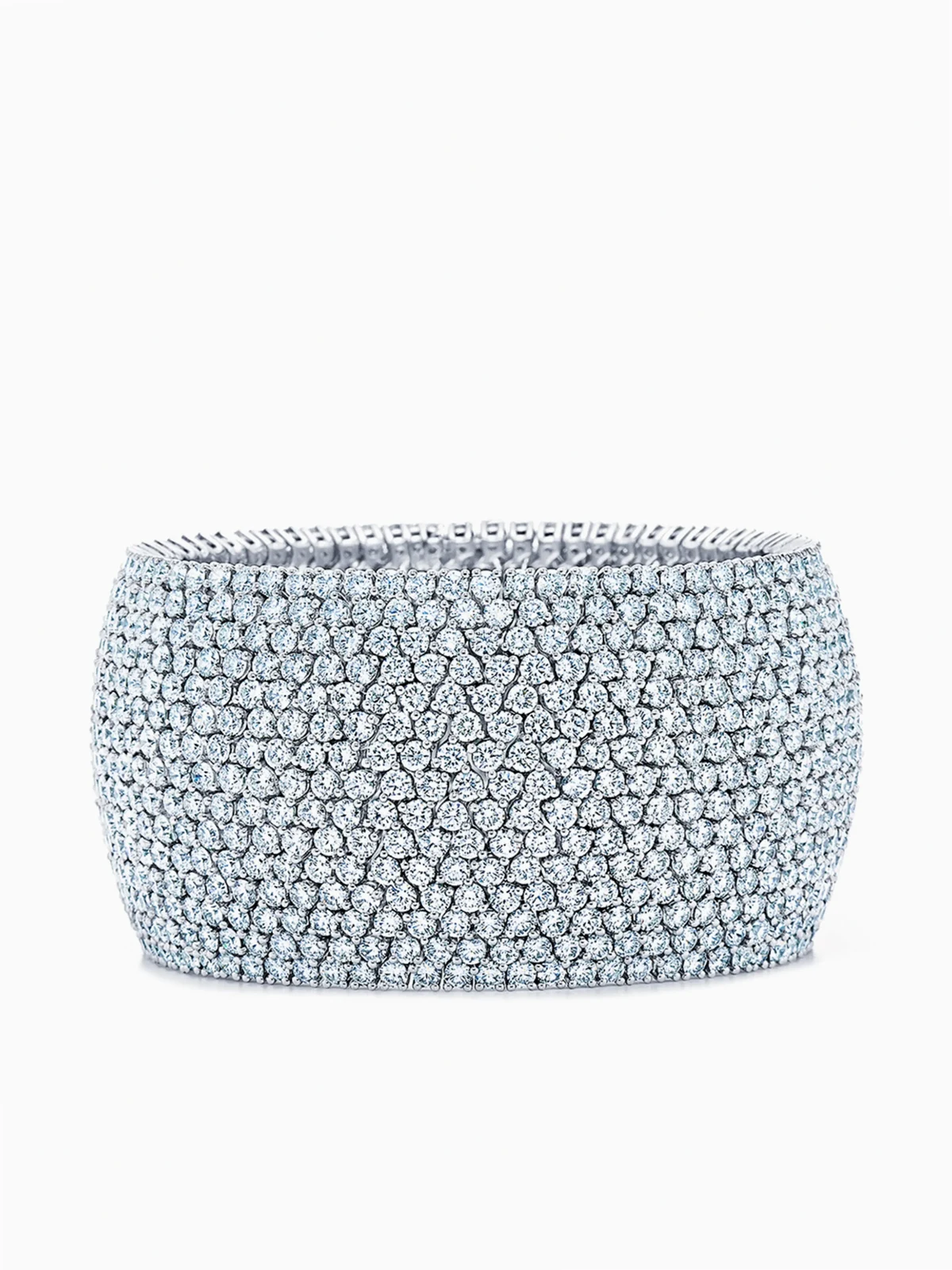 18kt Weißgoldarmband mit Diamanten