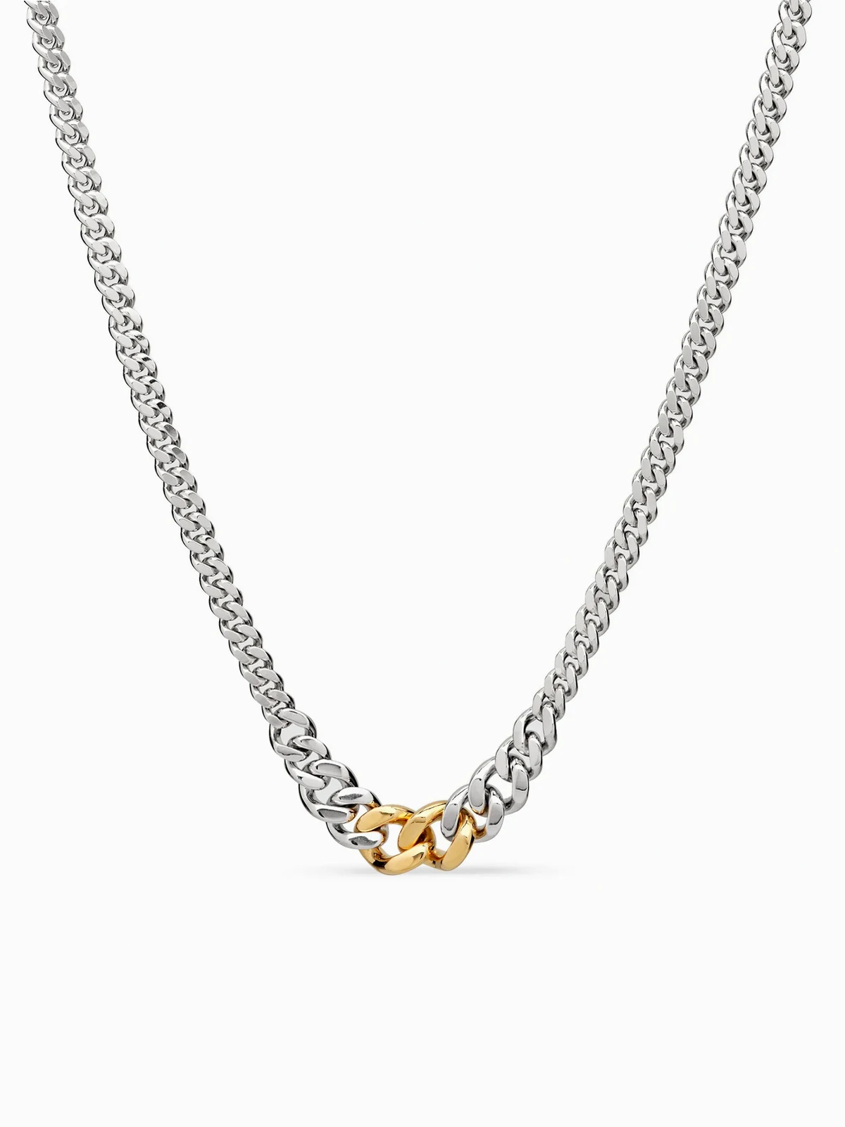 18kt recycled-gold Dean duo-link necklace