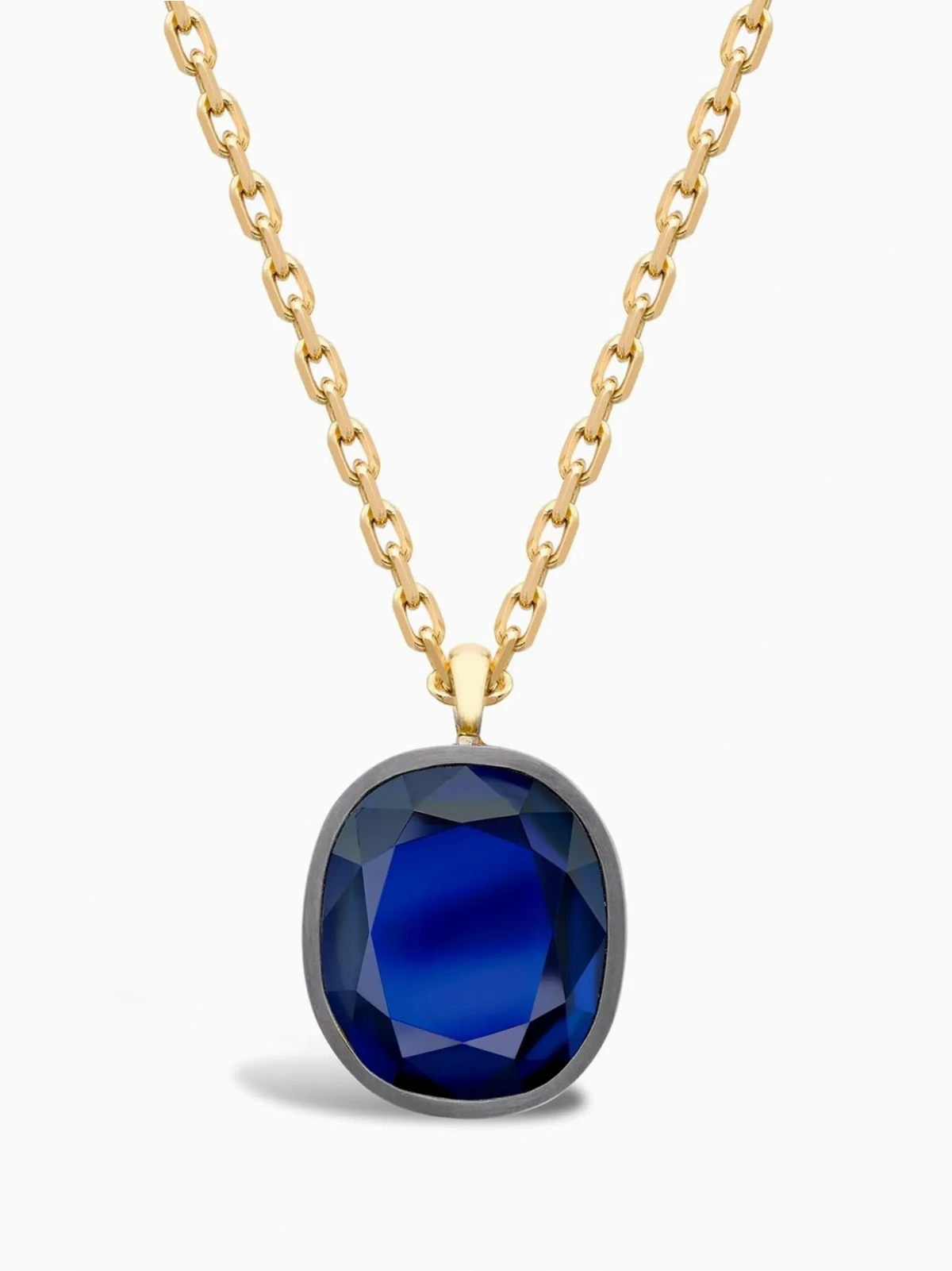 18kt gold Masterpiece sapphire necklace