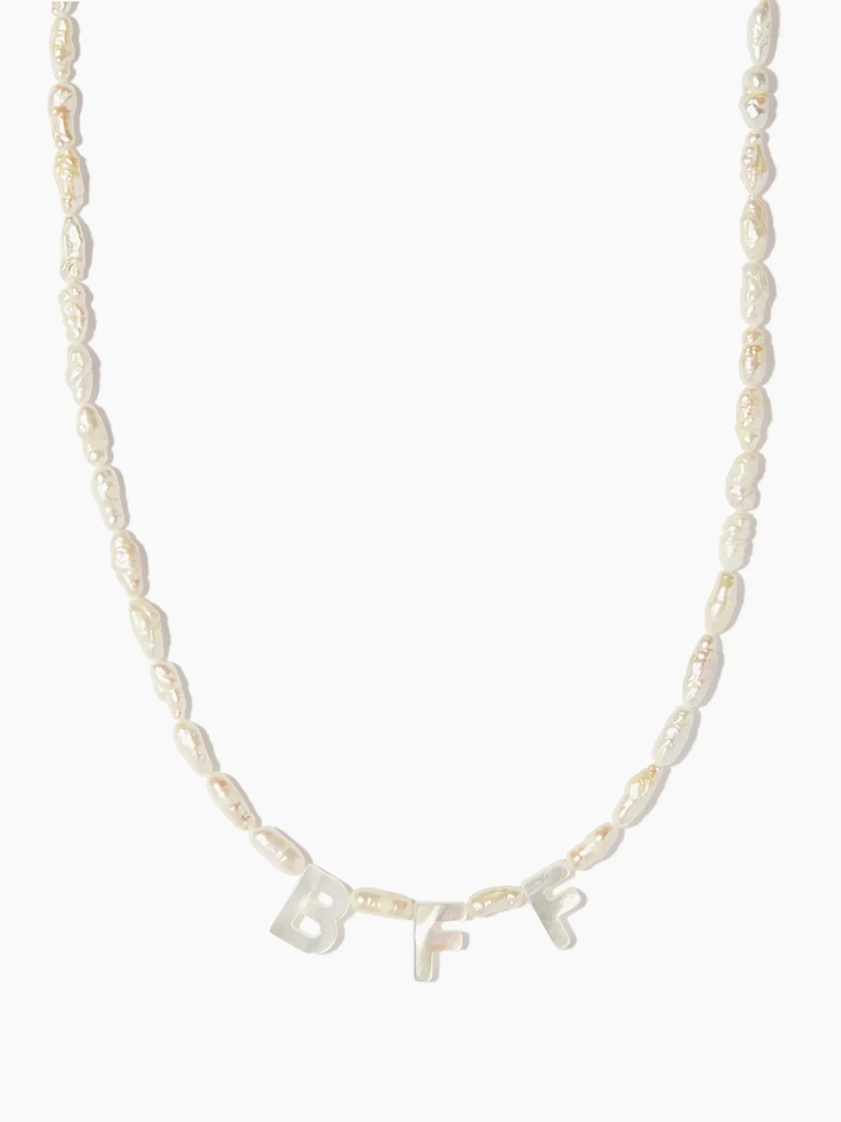 14kt yellow gold BFF necklace