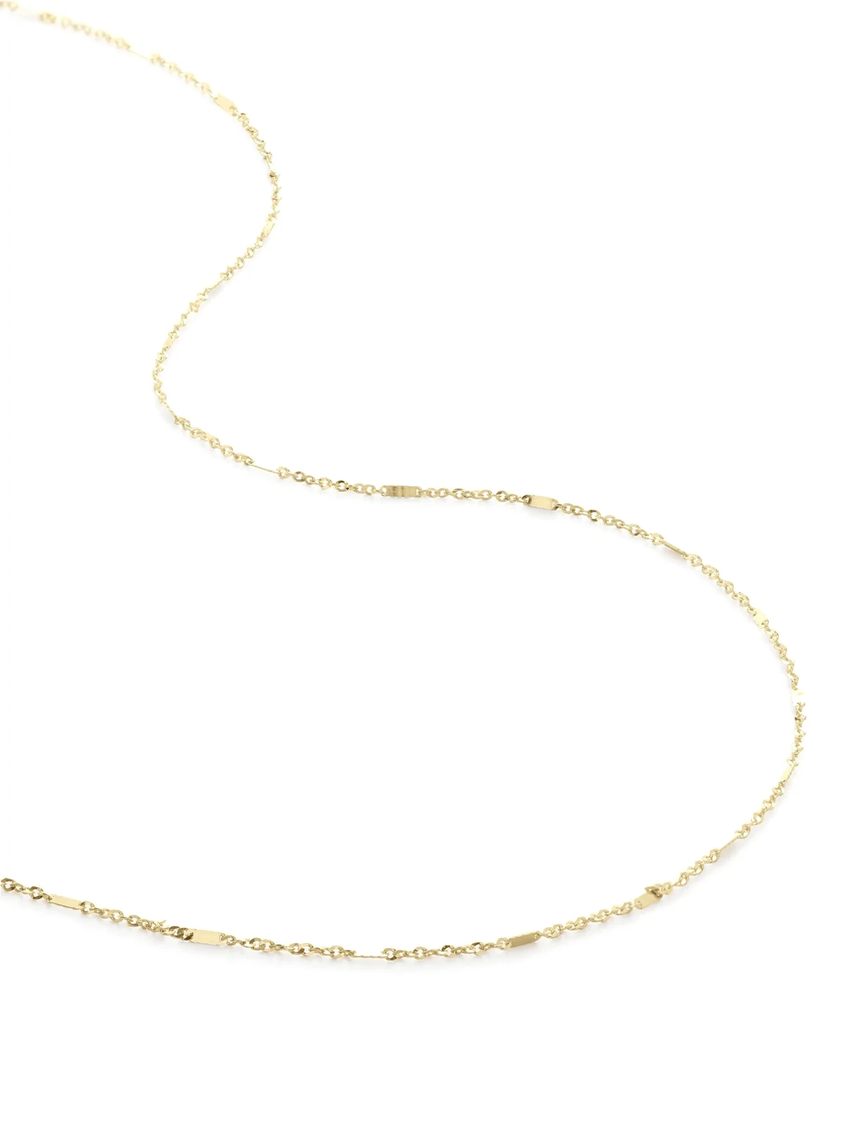 14kt yellow gold Shimmer chain necklace