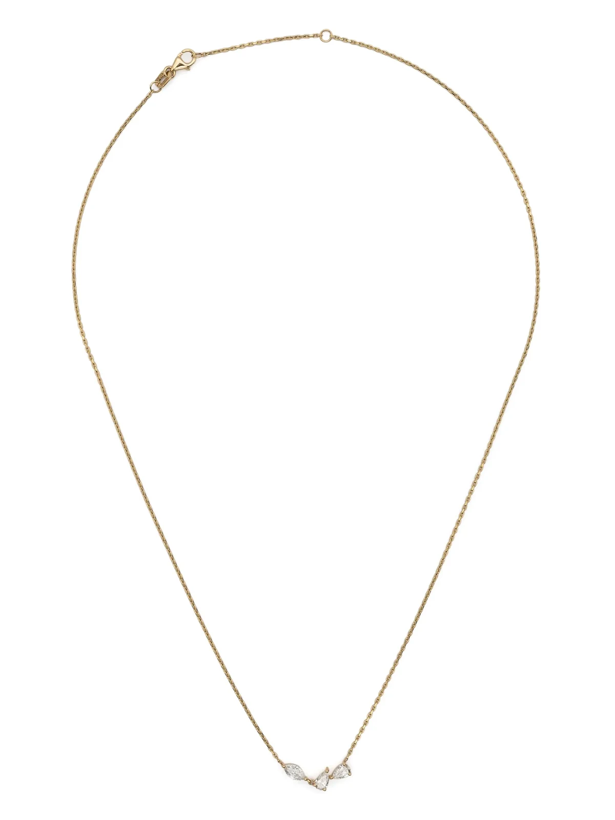 18kt Dali Gelbgoldhalskette mit Diamant