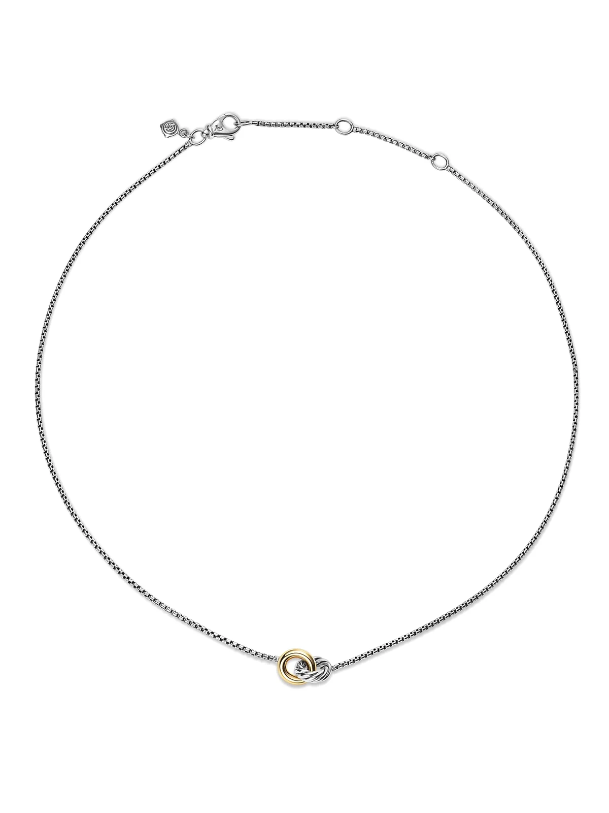 14kt Petite Cable Linked Goldhalskette (15mm)