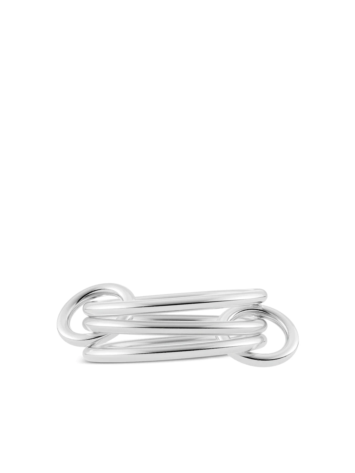 Interlocking Ring aus Sterlingsilber