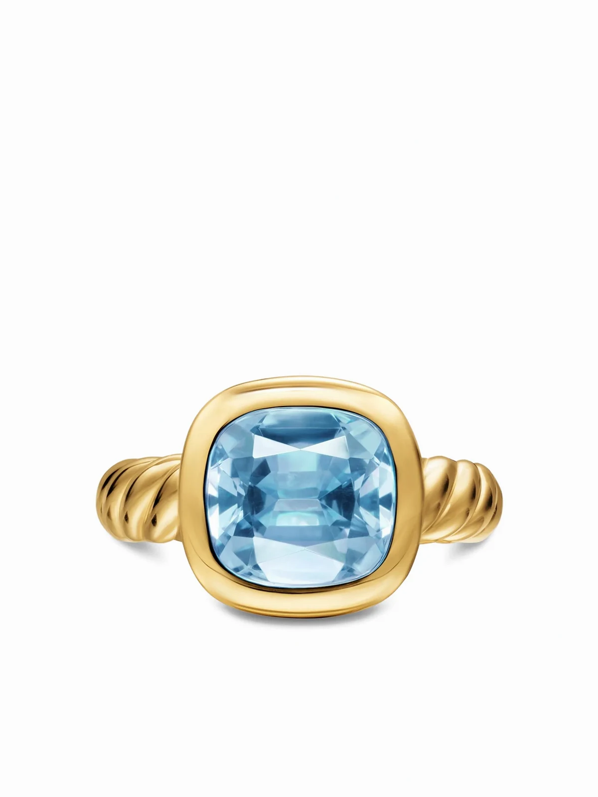 18kt DY Mercer® Gelbgoldring mit Topas