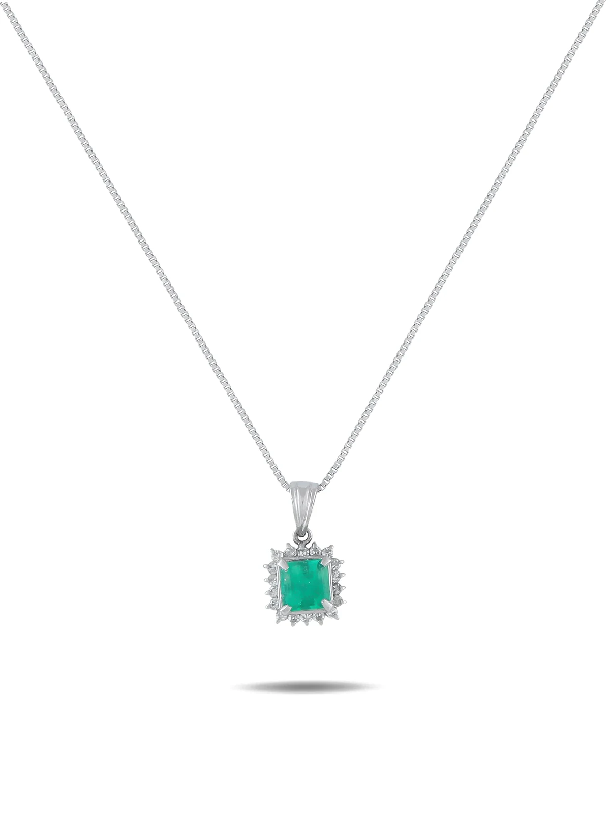 diamond and emerald necklace