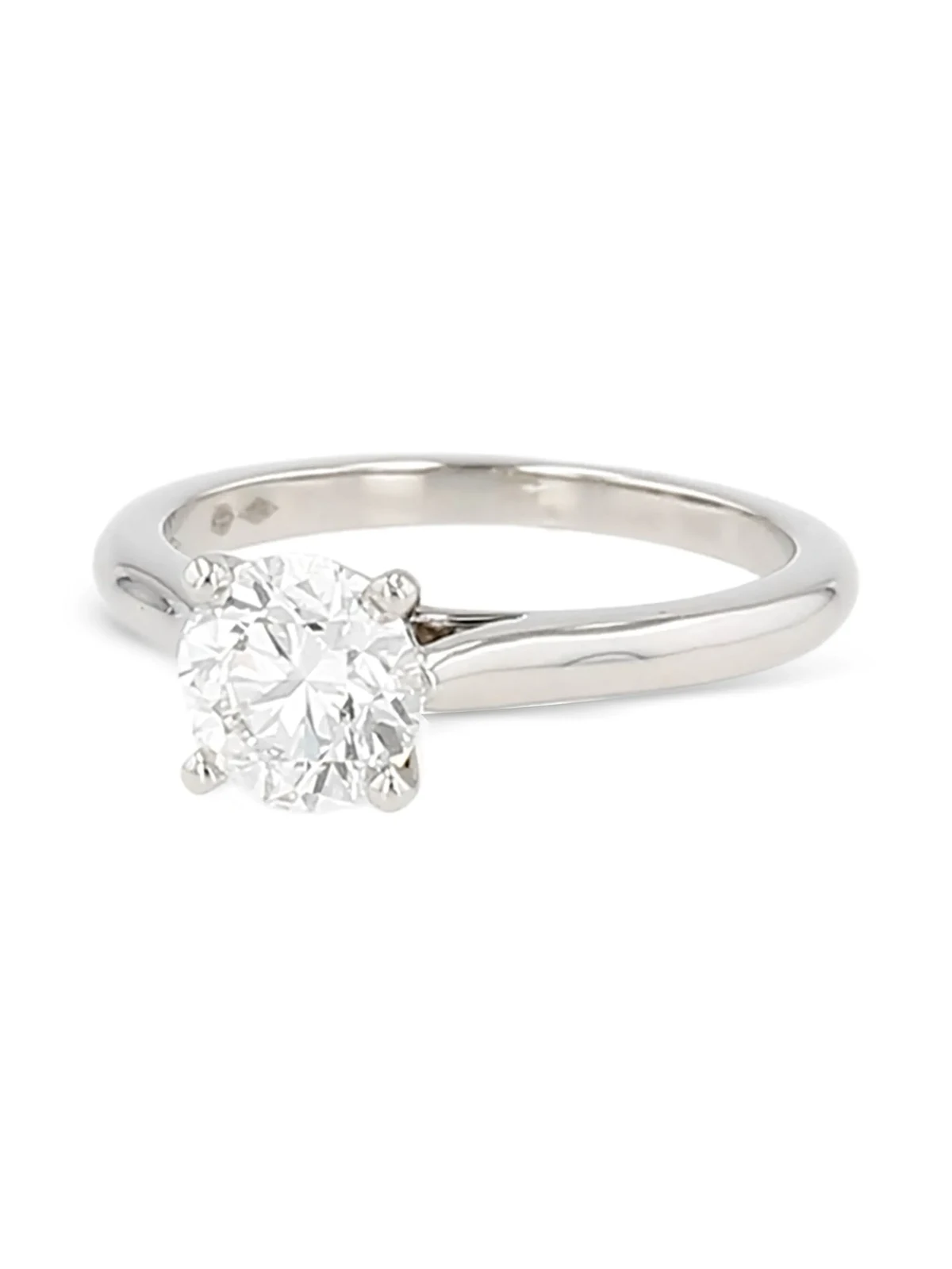 1895 Solitaire Platinring mit Diamant