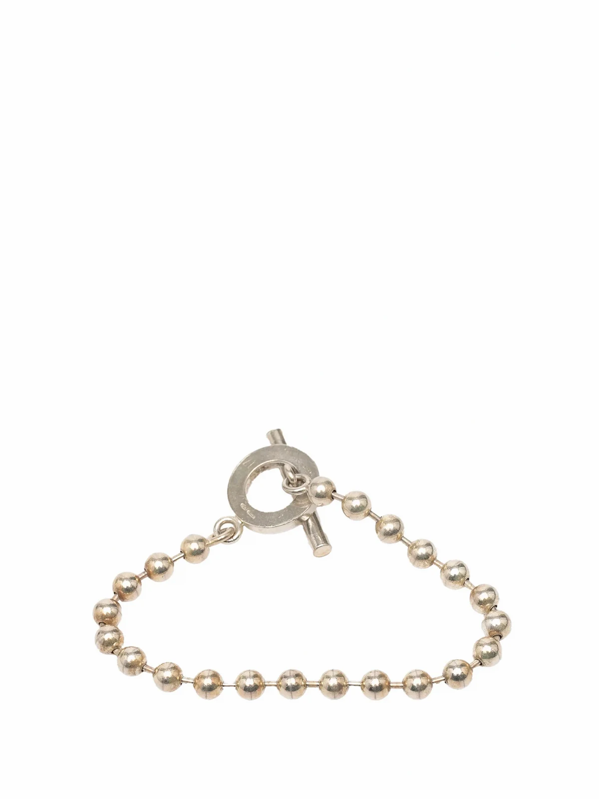 2000-2015 Sterling Silver Ball Chain Toggle bracelet