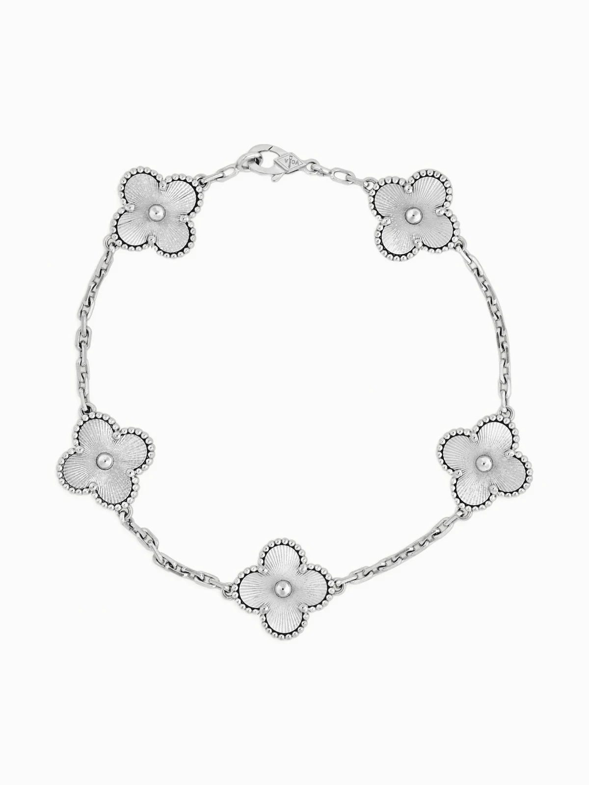 18K white gold Alhambra bracelet