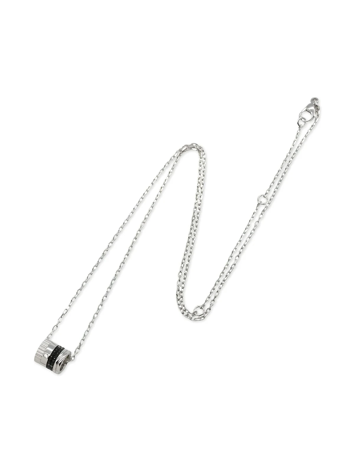 2010s Quatre black necklace