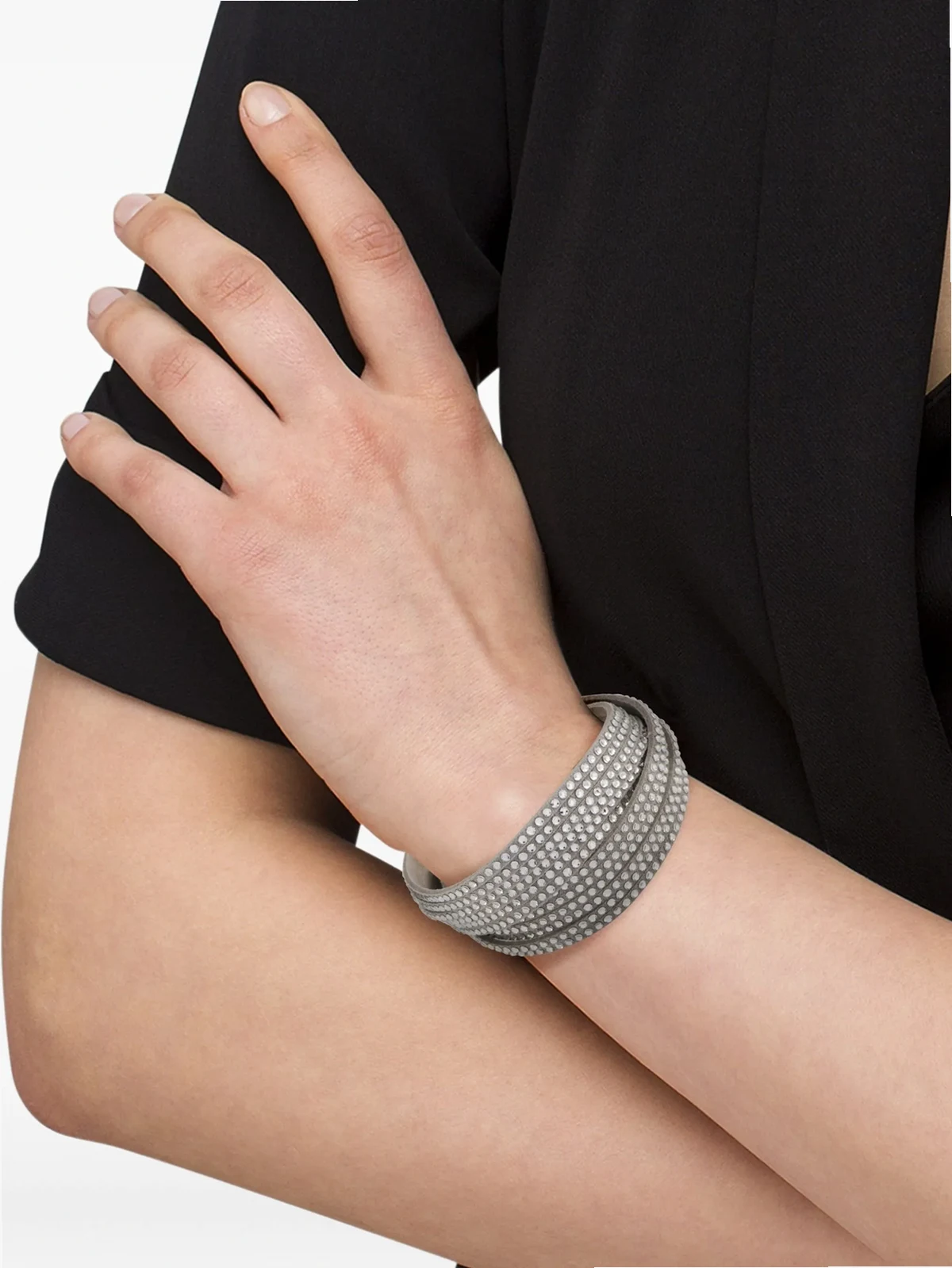 10K white gold Slake bracelet