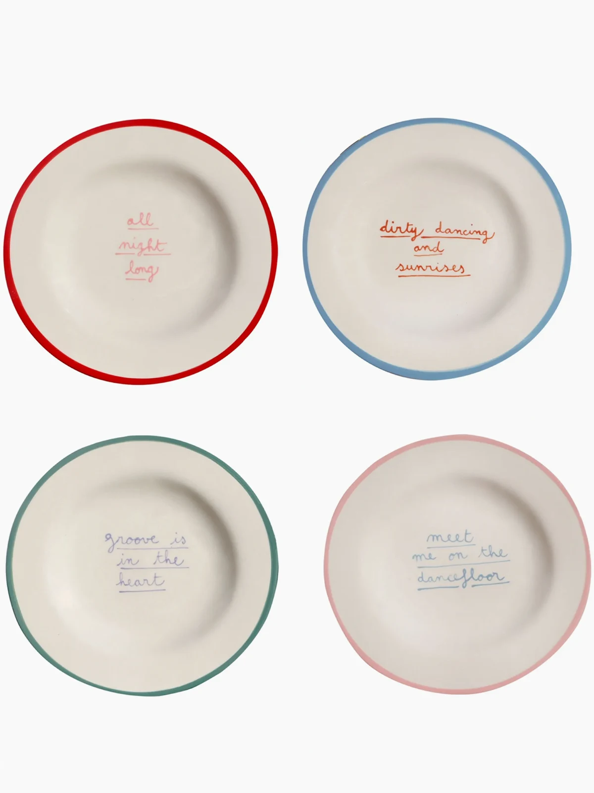 x Browns I Put a Spell on You porcelain dessert plates (set of four)