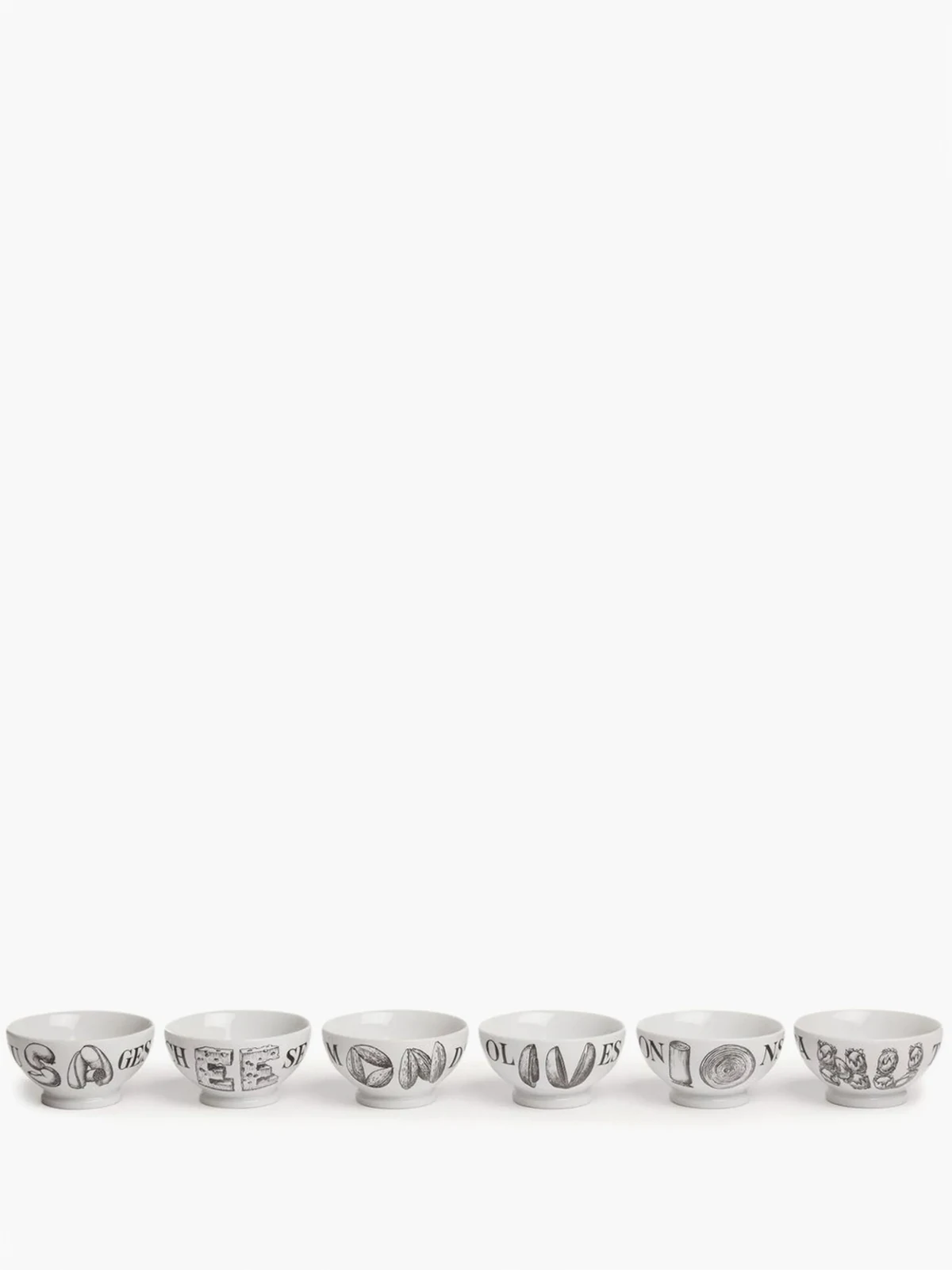 Set aus sechs Schalen