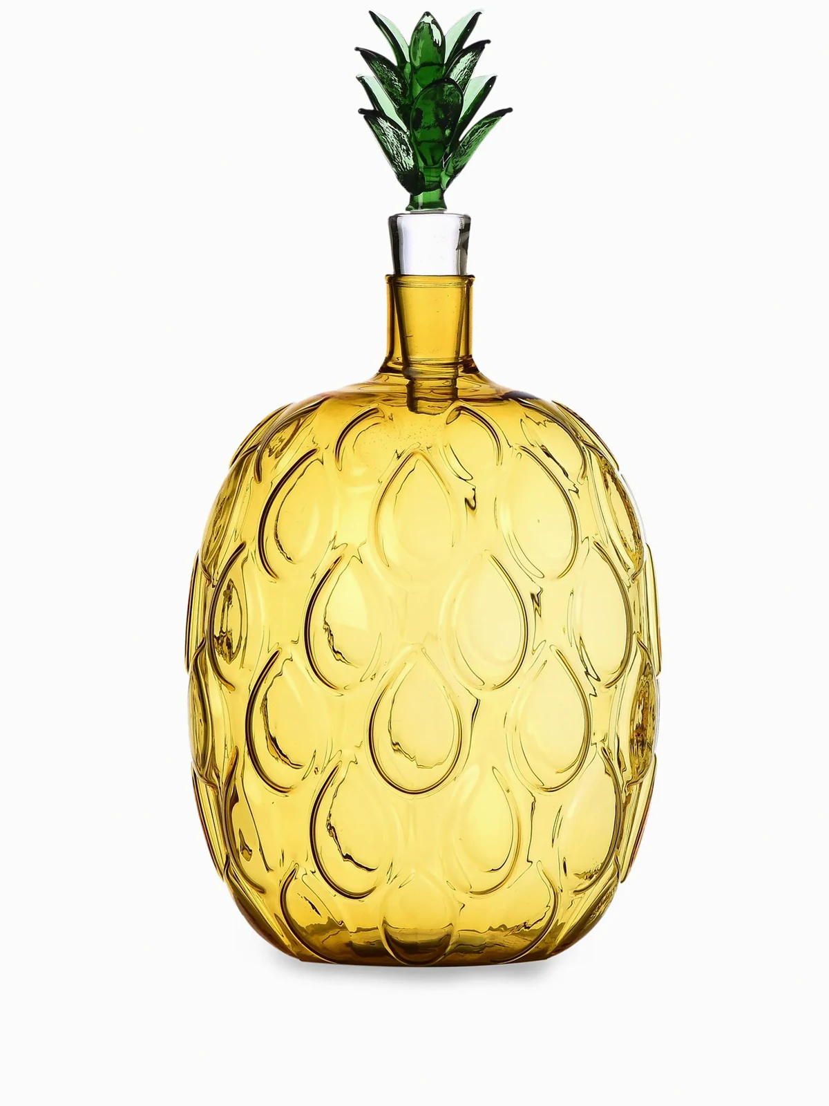 pineapple glass bottle (17cm x 23cm)