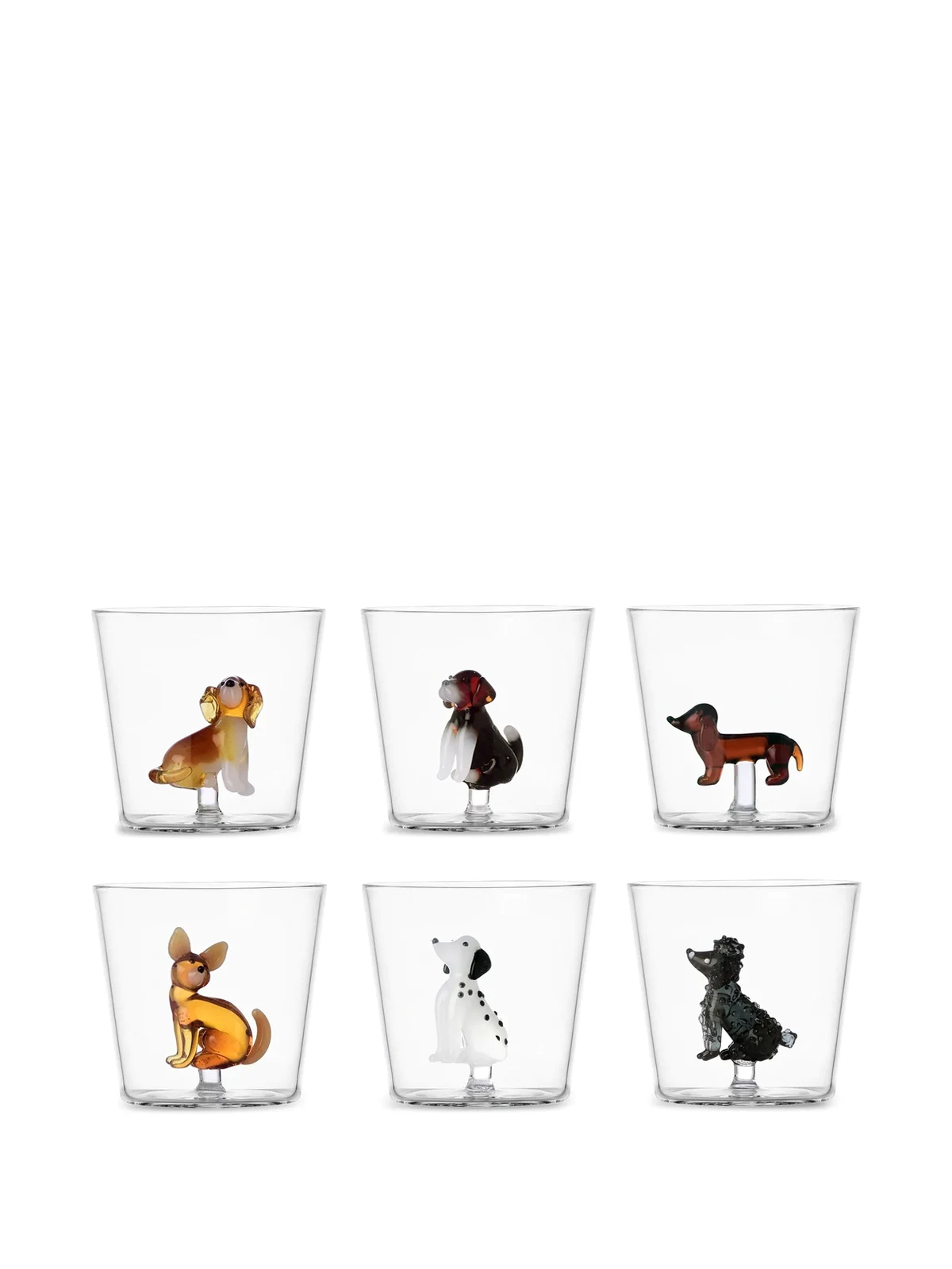 Dogs tumblers (set of six)