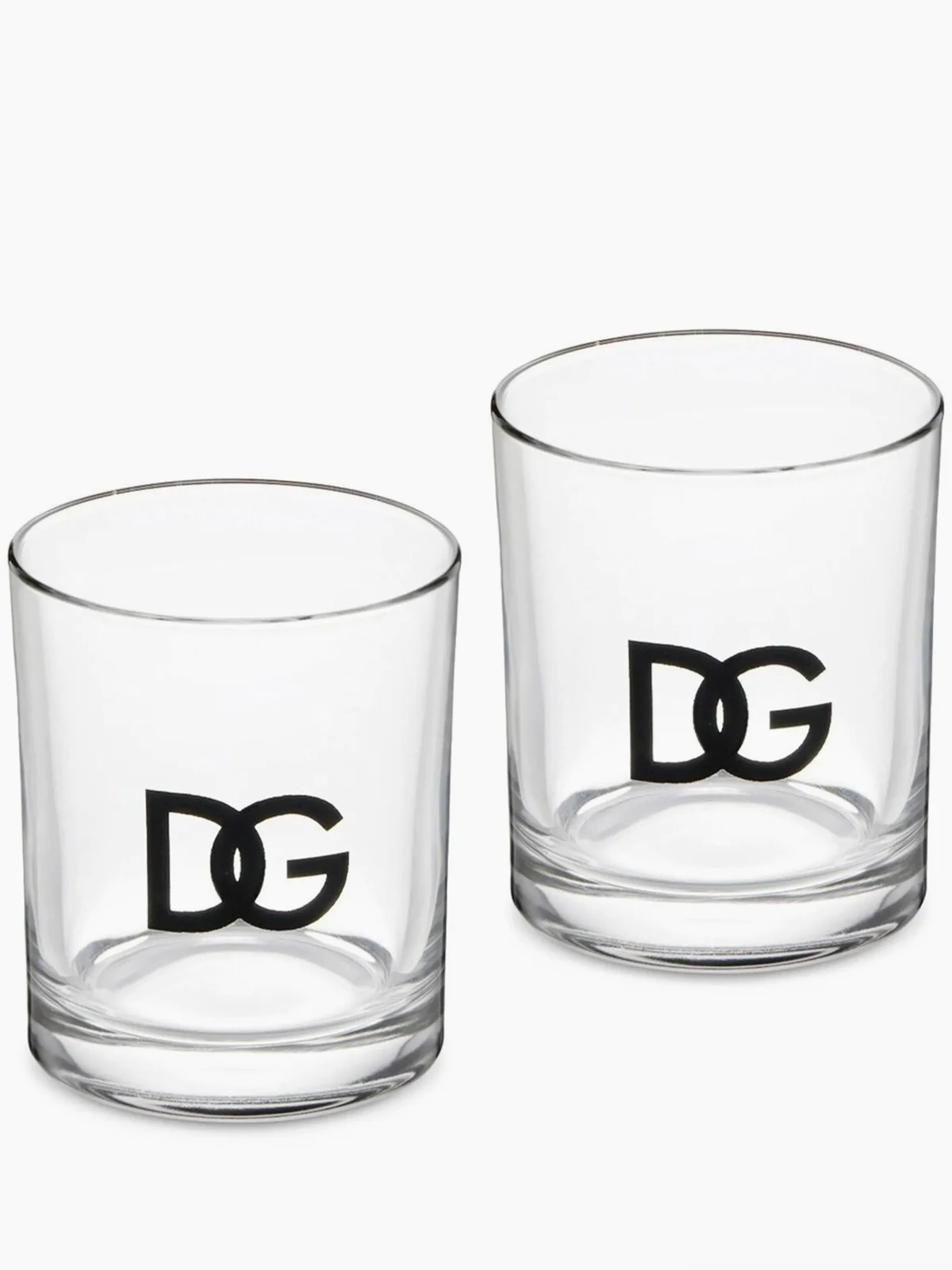 Set aus zwei Gläsern mit Print