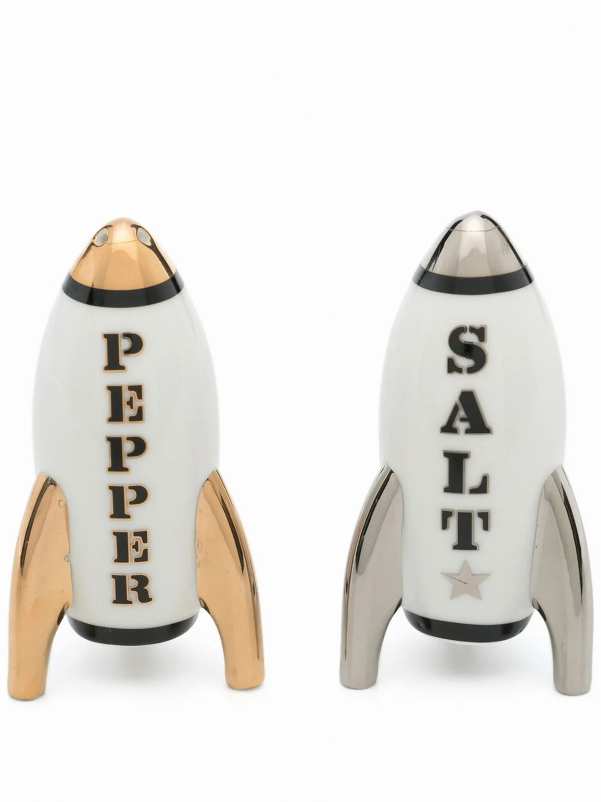 Rocket salt and pepper shakers