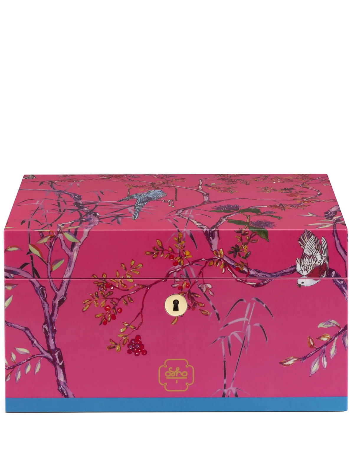 Forbidden Garden lacquer jewellery box