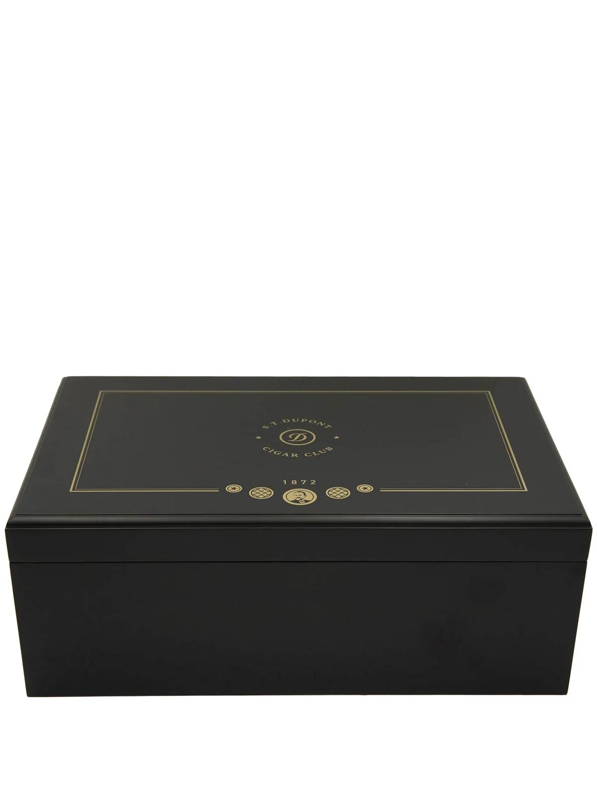 Premium Cigar Club lacquered-finish humidor