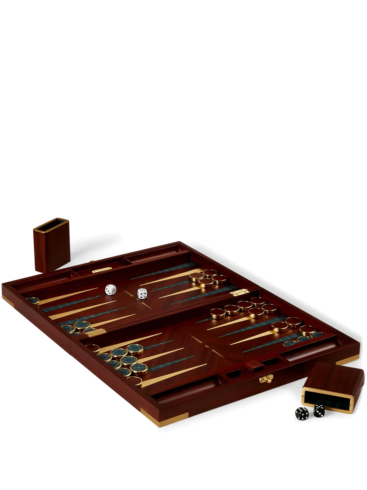 tartan parkwood backgammon