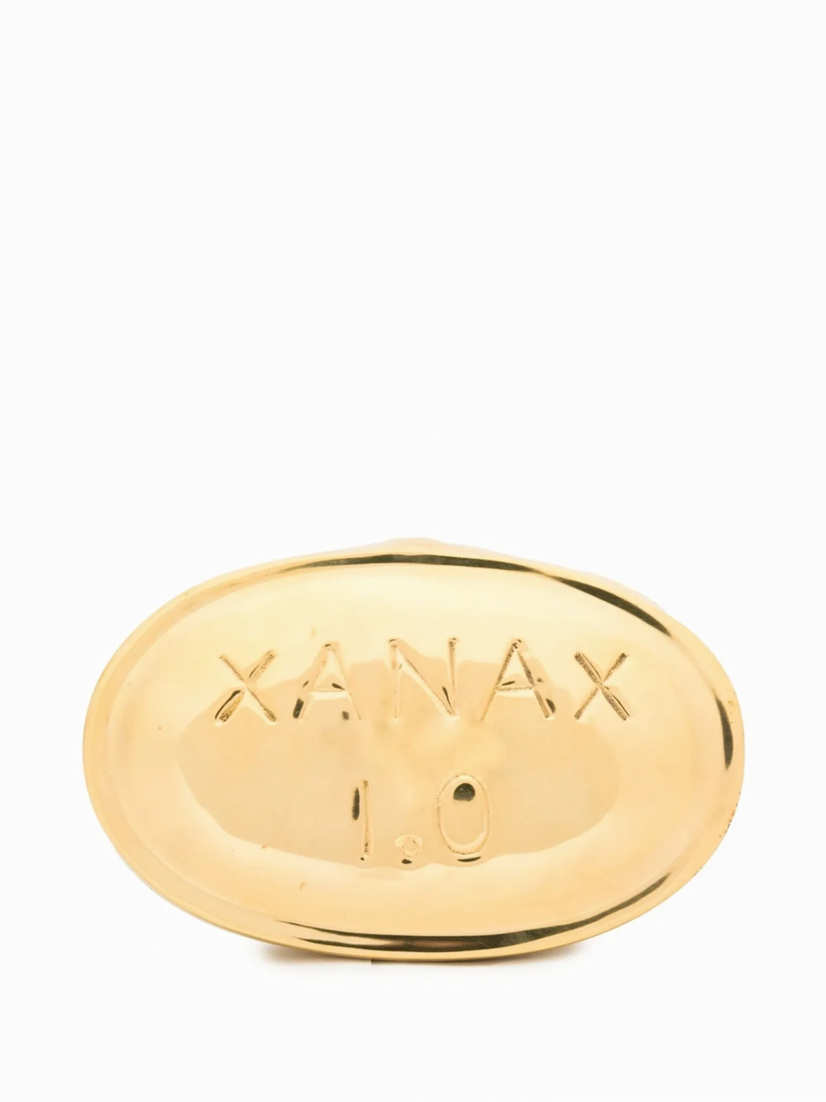 Xanax brass pill box