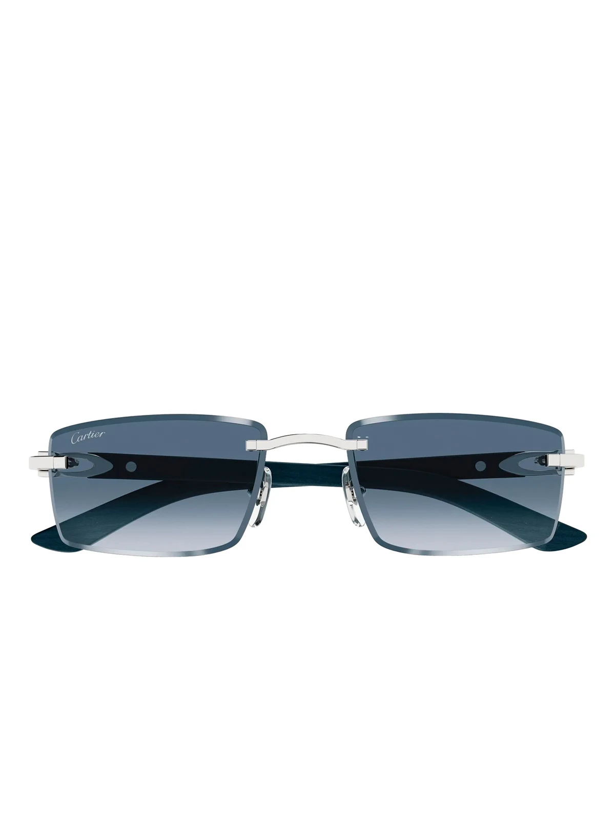 Sonnenbrille mit eckigem Gestell