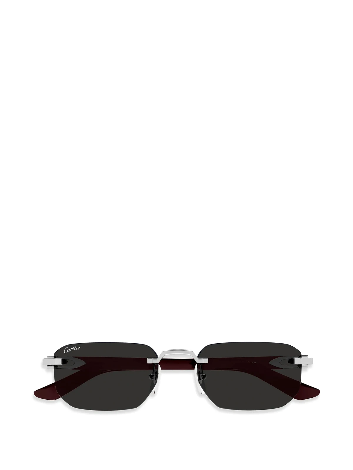 Geometrische Sonnenbrille ohne Rahmen