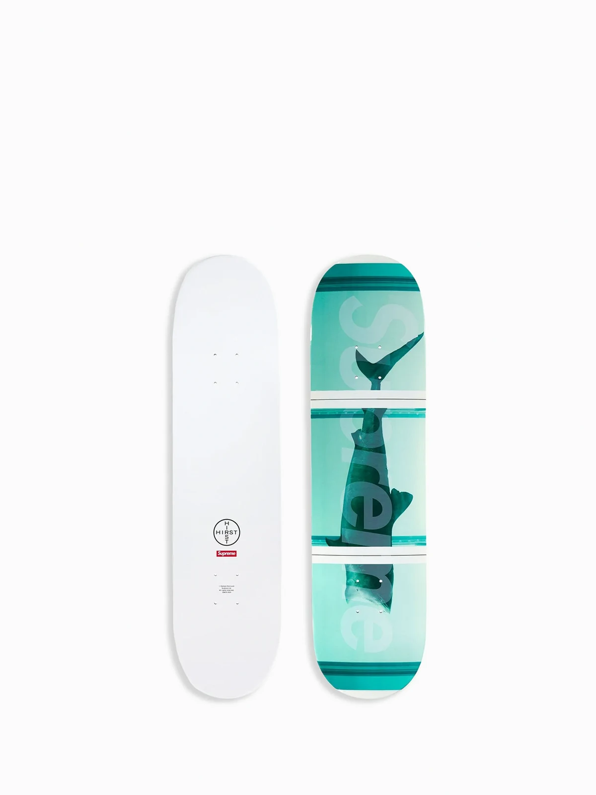x Damien Hirst Shark skateboard