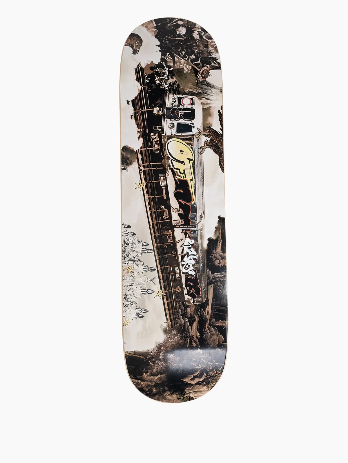 Skateboard mit grafischem Print