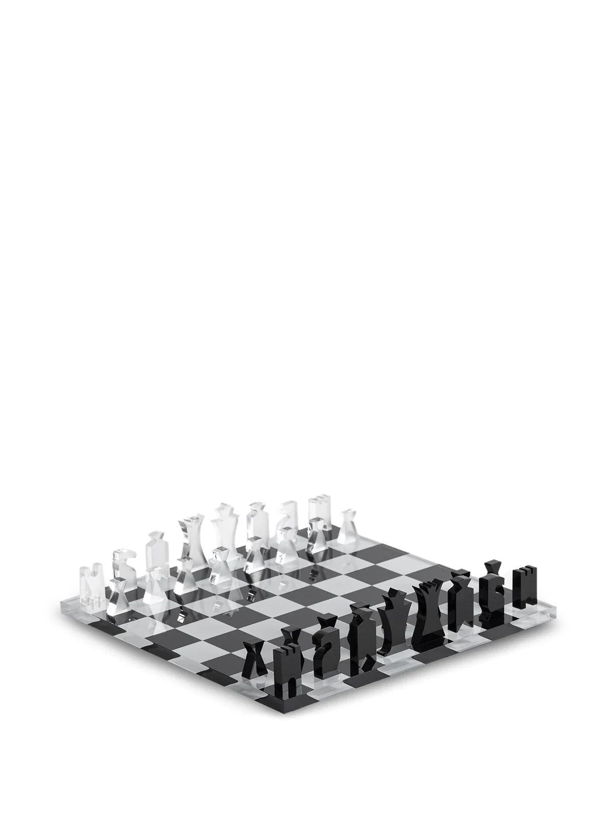 acrylic chess set