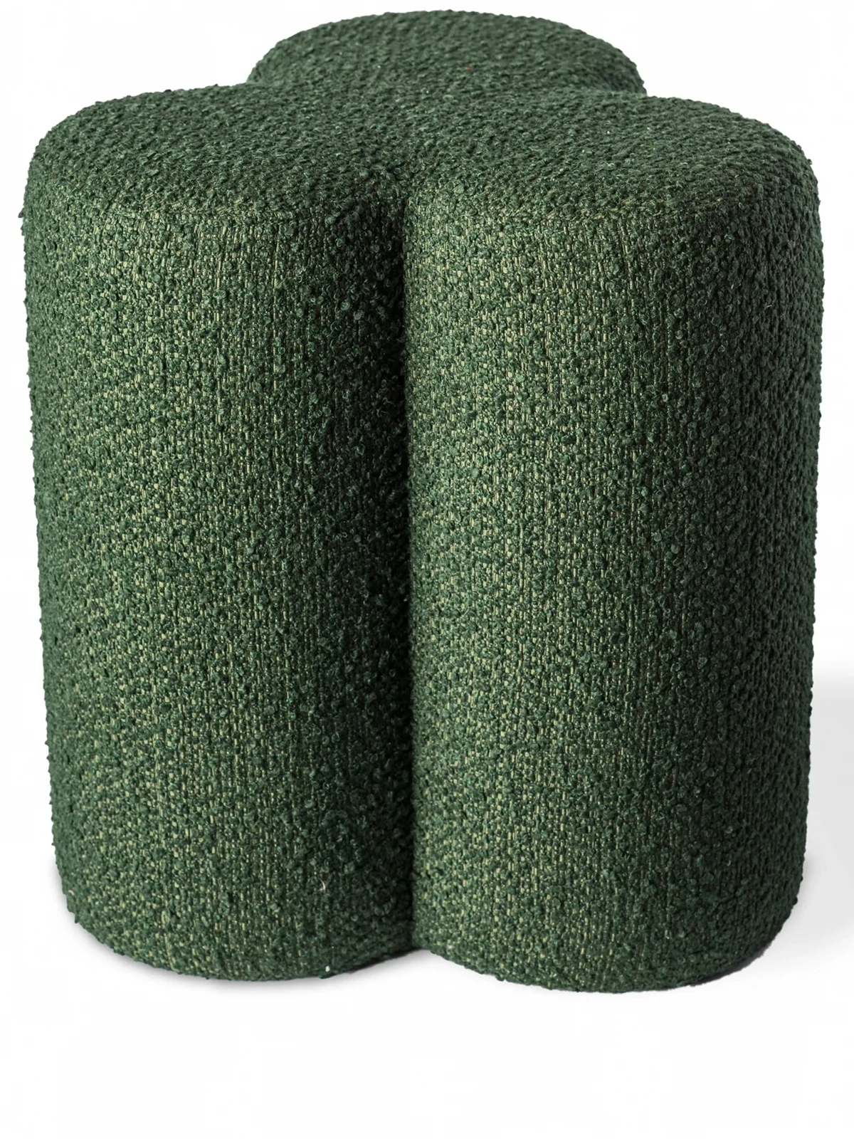 Clover bouclé stool