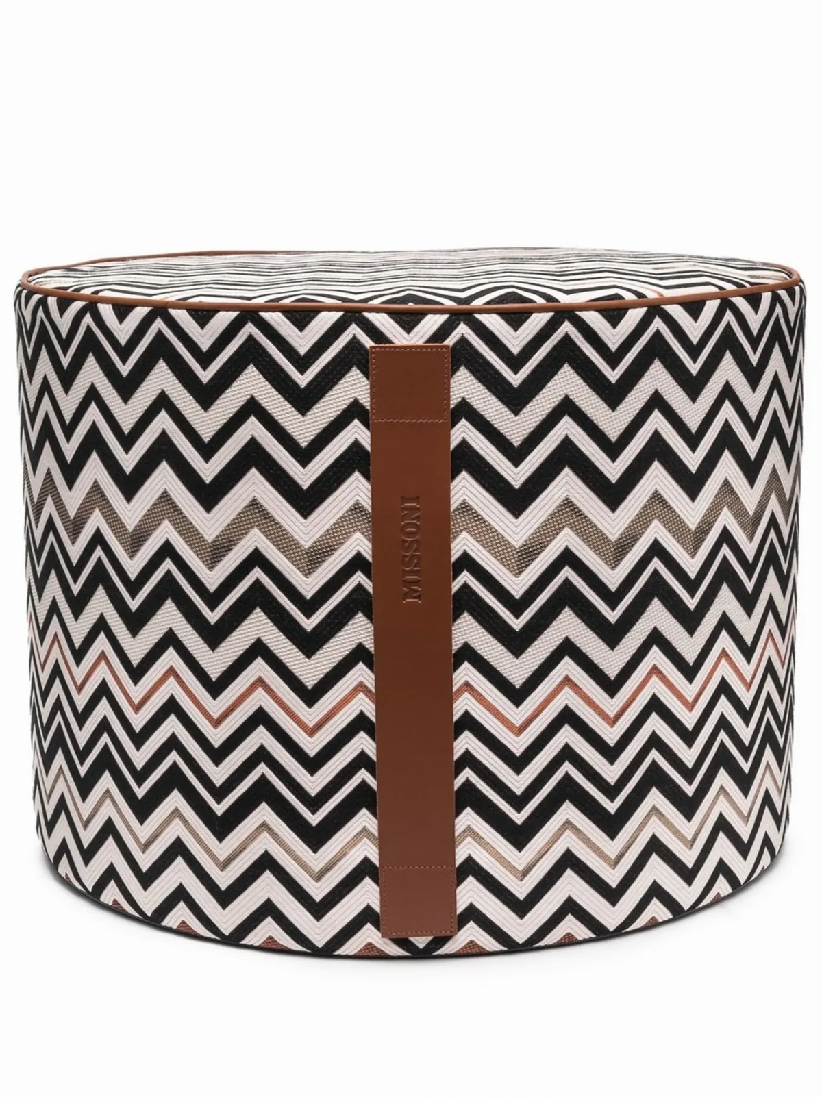 Belfast Hocker mit Zickzackmuster