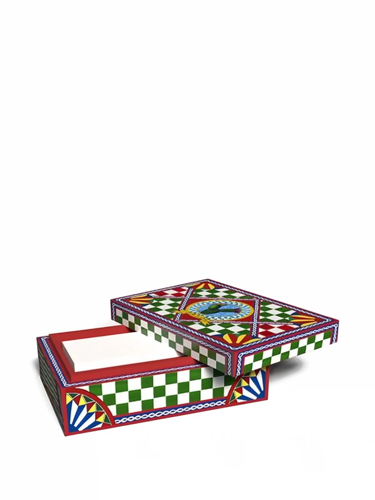 patterned domino box (17cm x 13 cm)