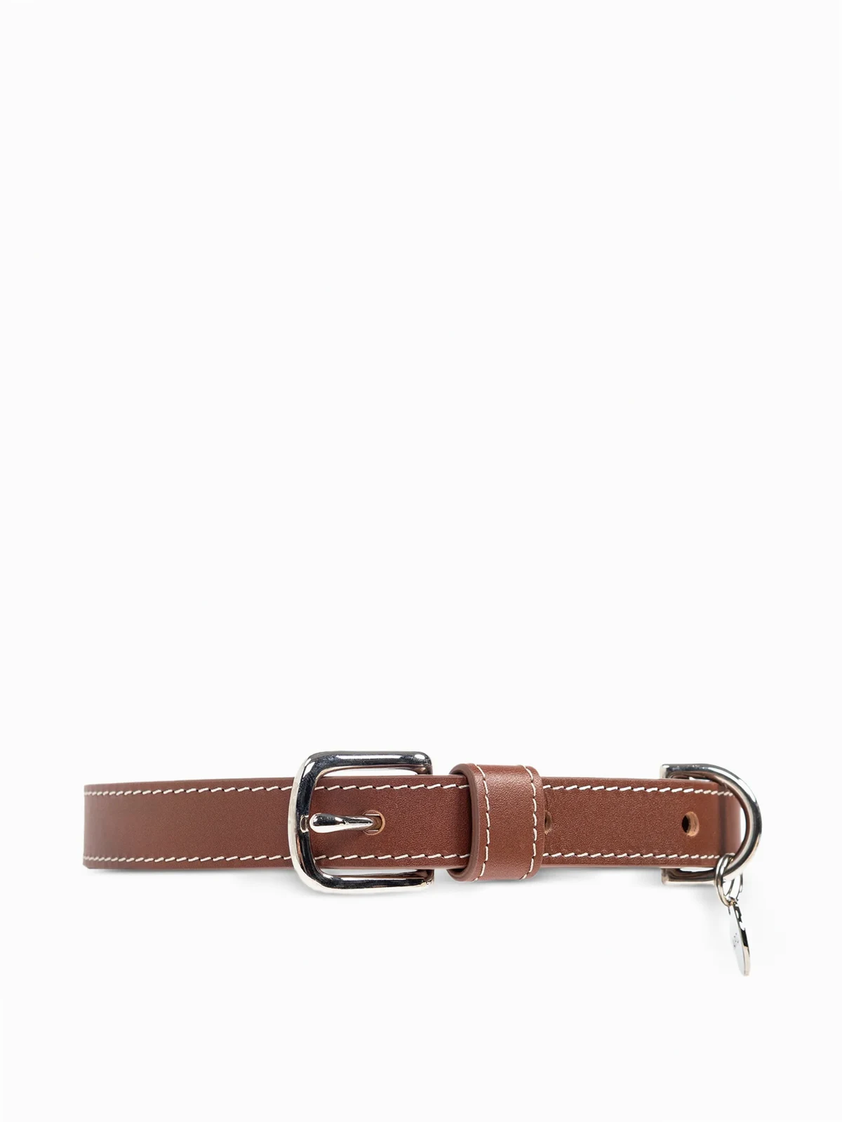 calf leather pet collar