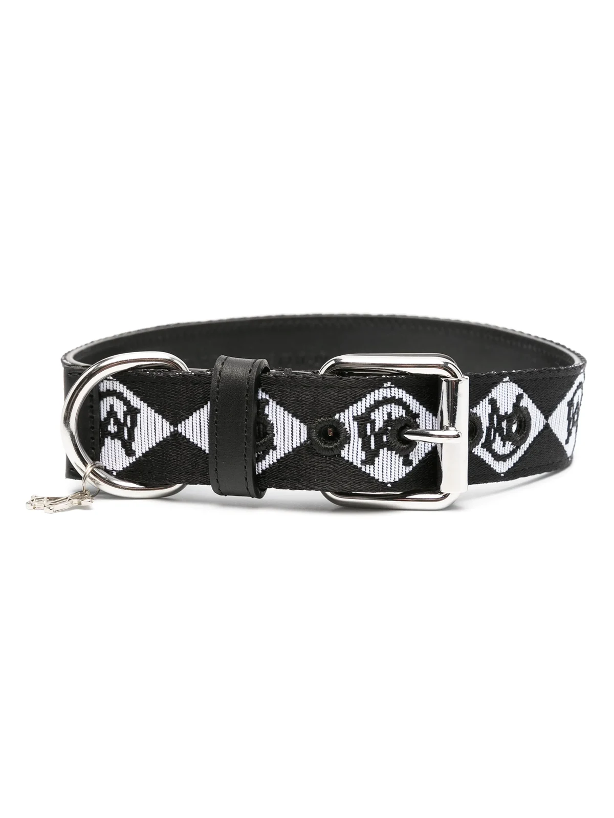 Hundehalsband mit Monogrammmuster