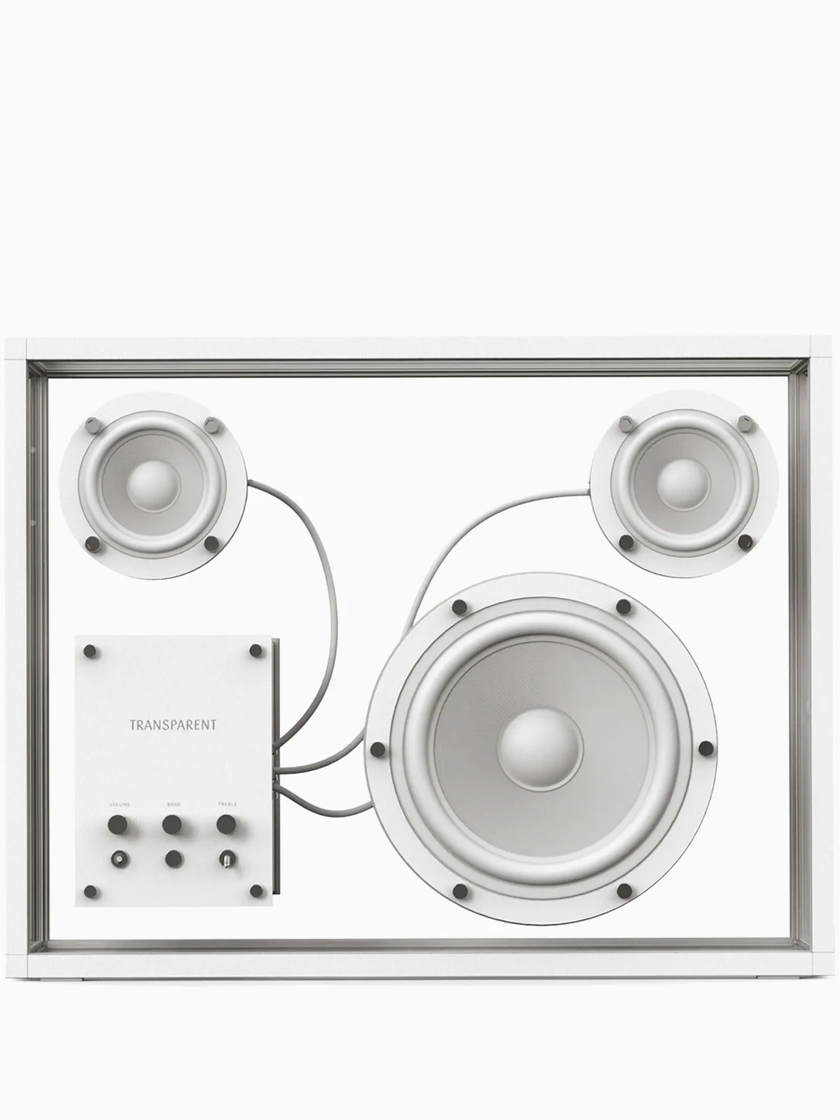 Großer Transparenter Lautsprecher