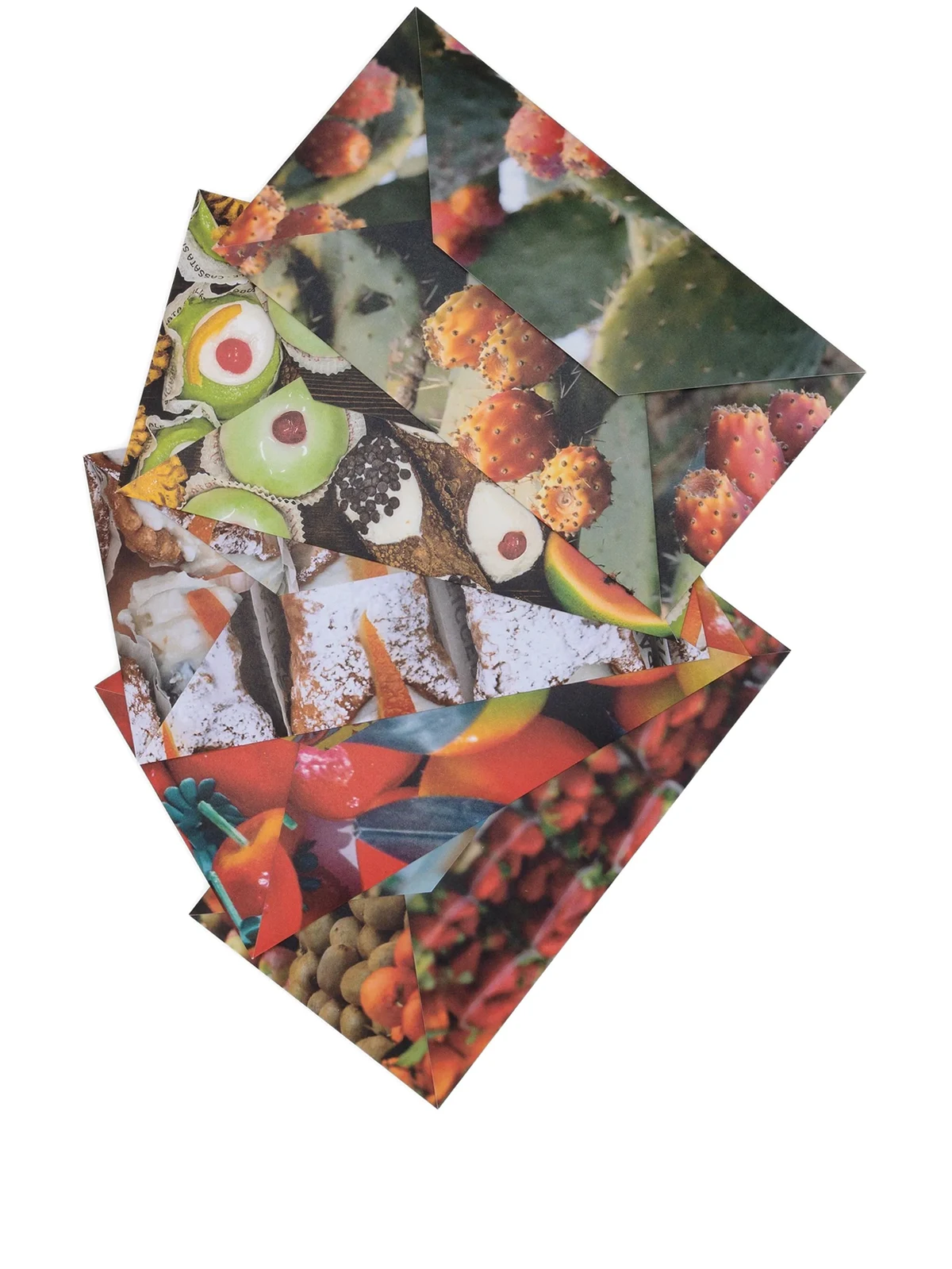 graphic-print greeting cards (set of five)