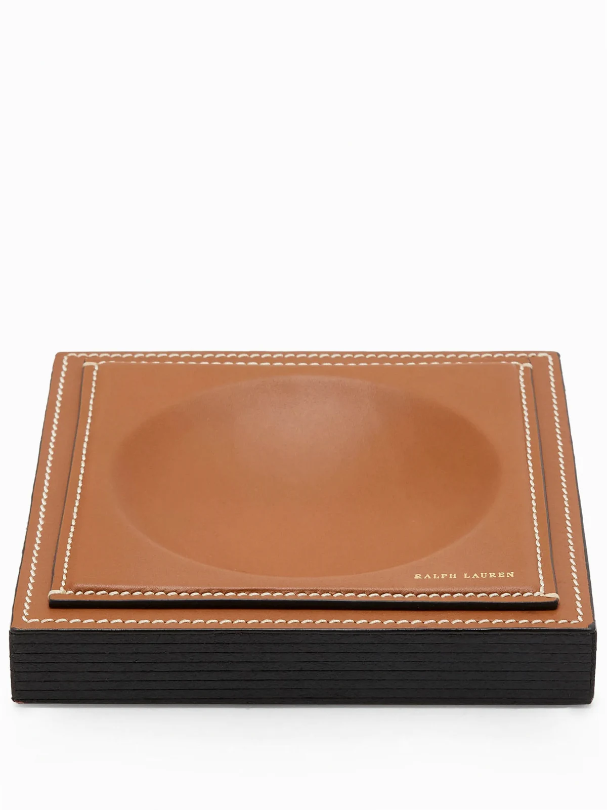 Brennan Ablage aus Leder und Teak 15,9cm