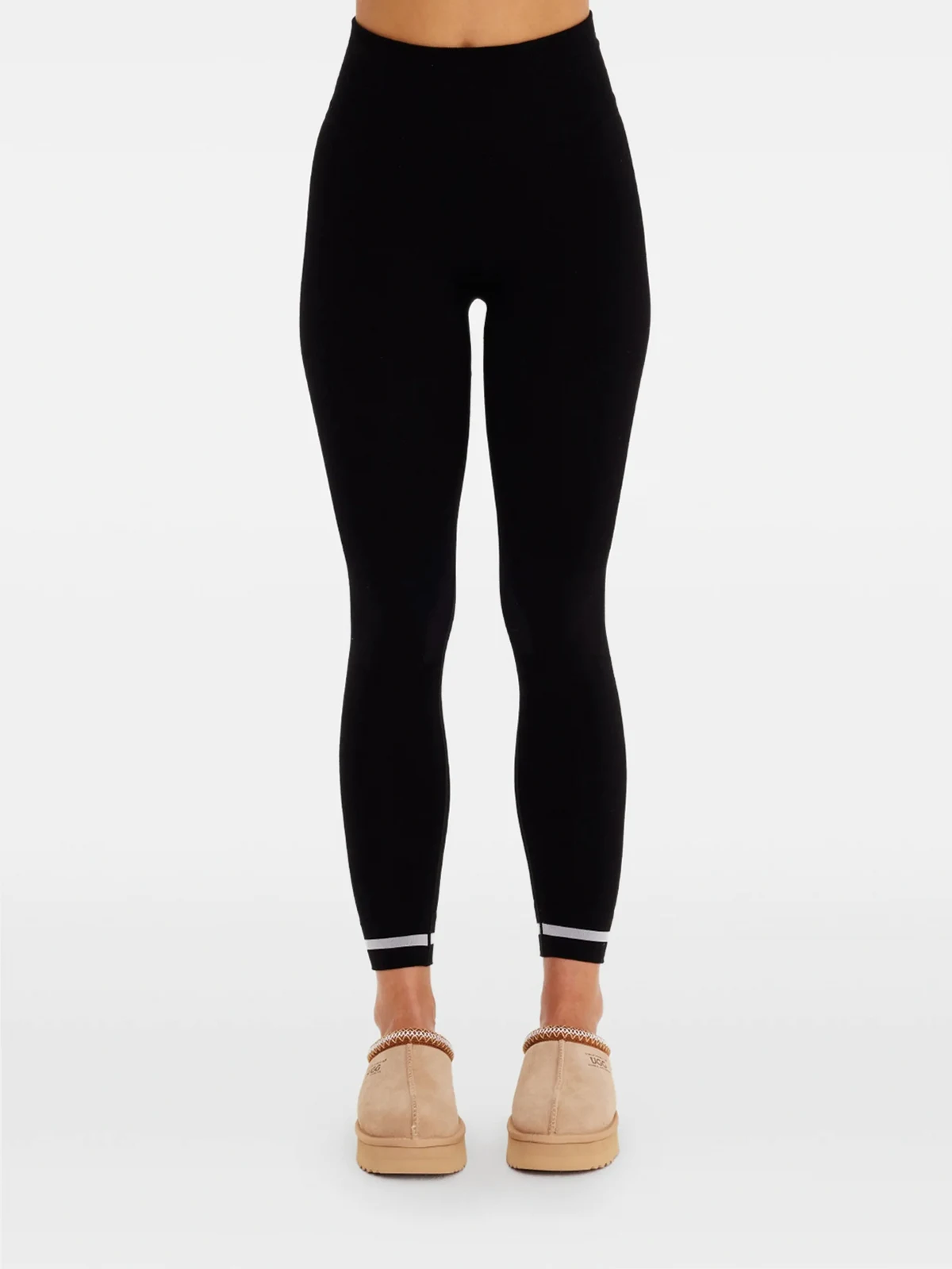 Nahtlose Leggings mit elastischem Bund