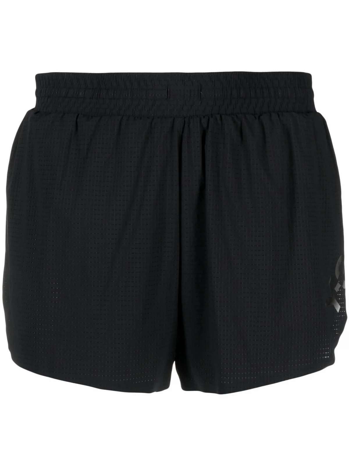 logo-print running shorts