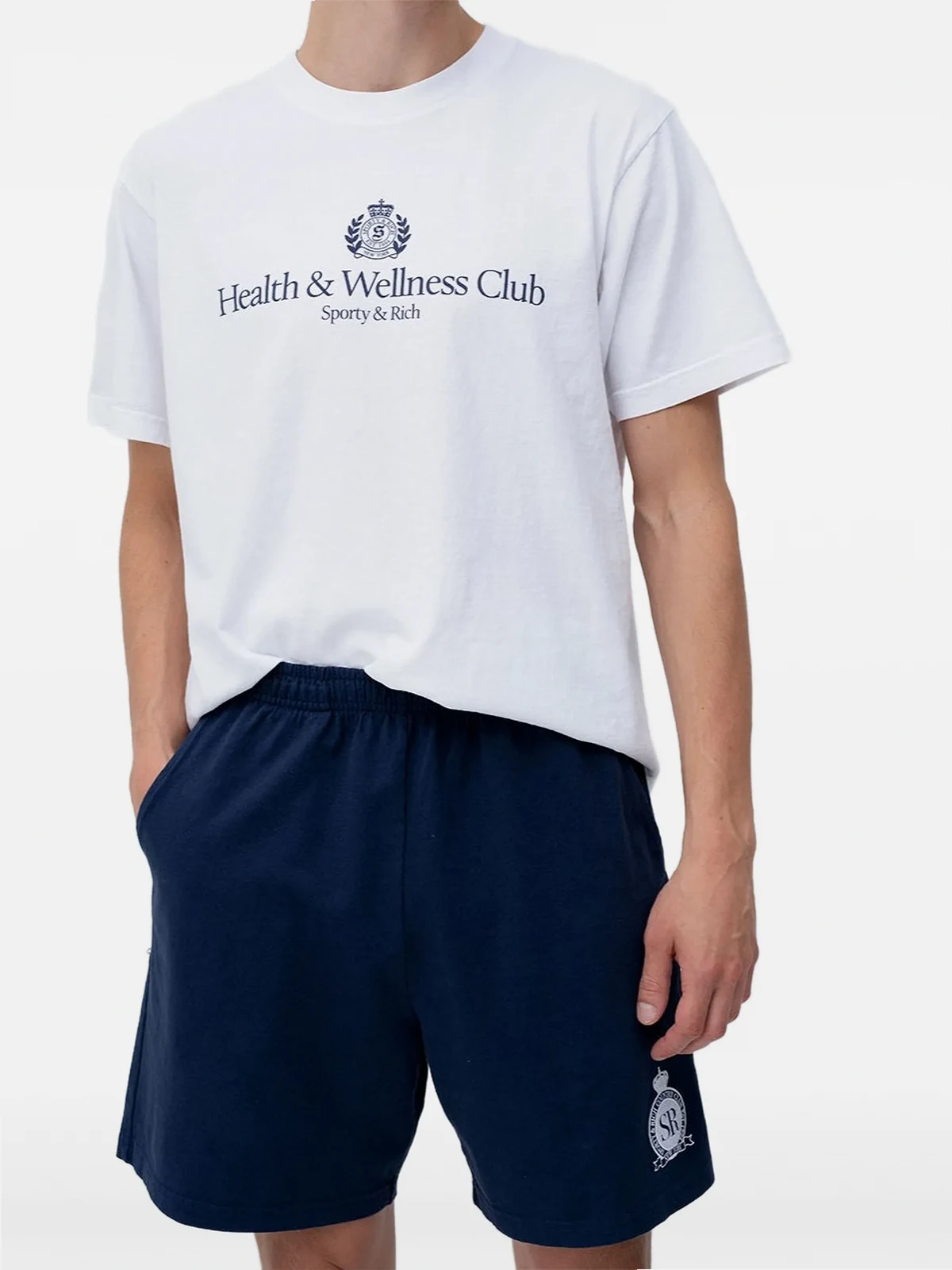 logo-detail pocket shorts