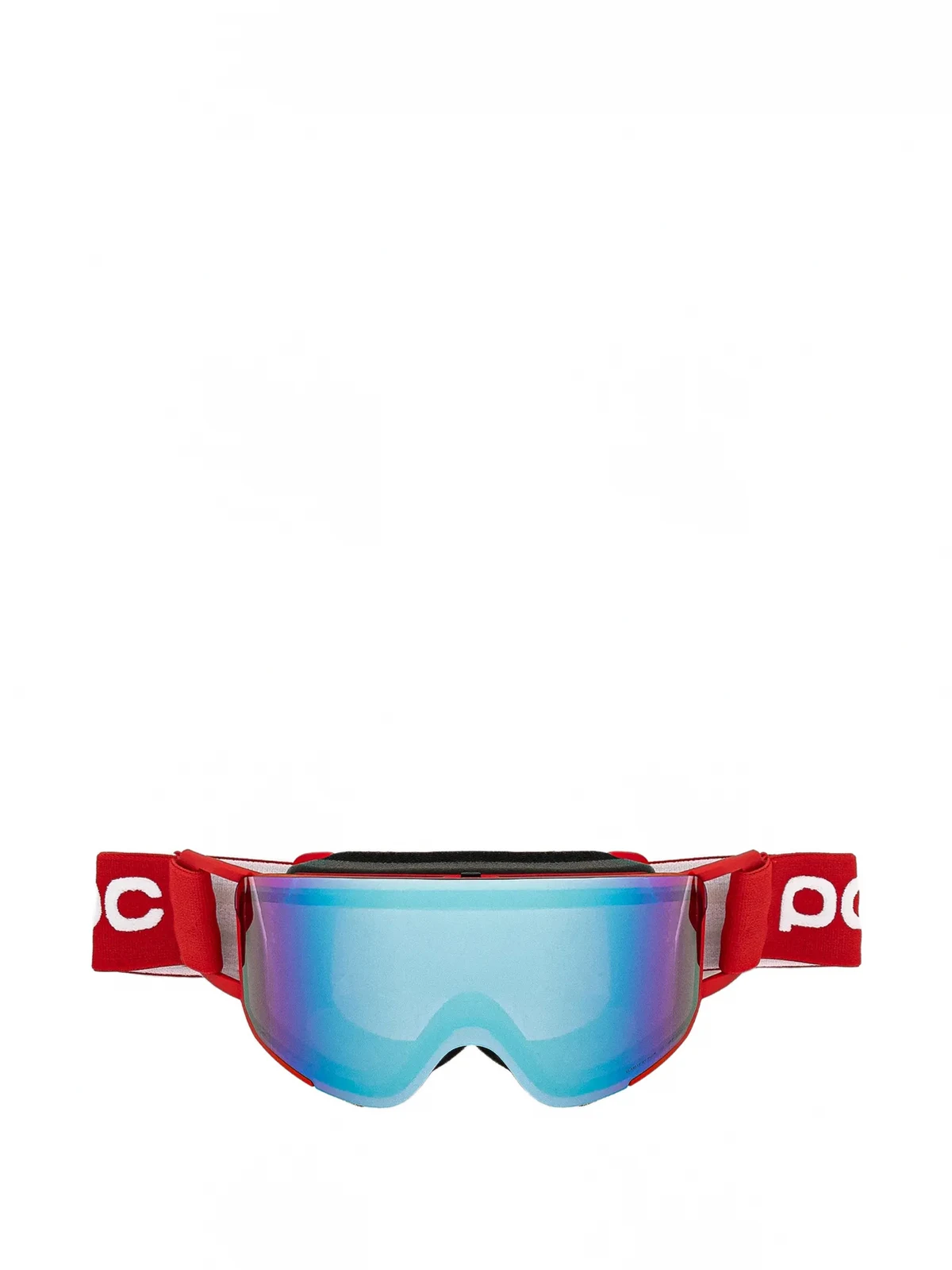 Skibrille mit Logo-Riemen