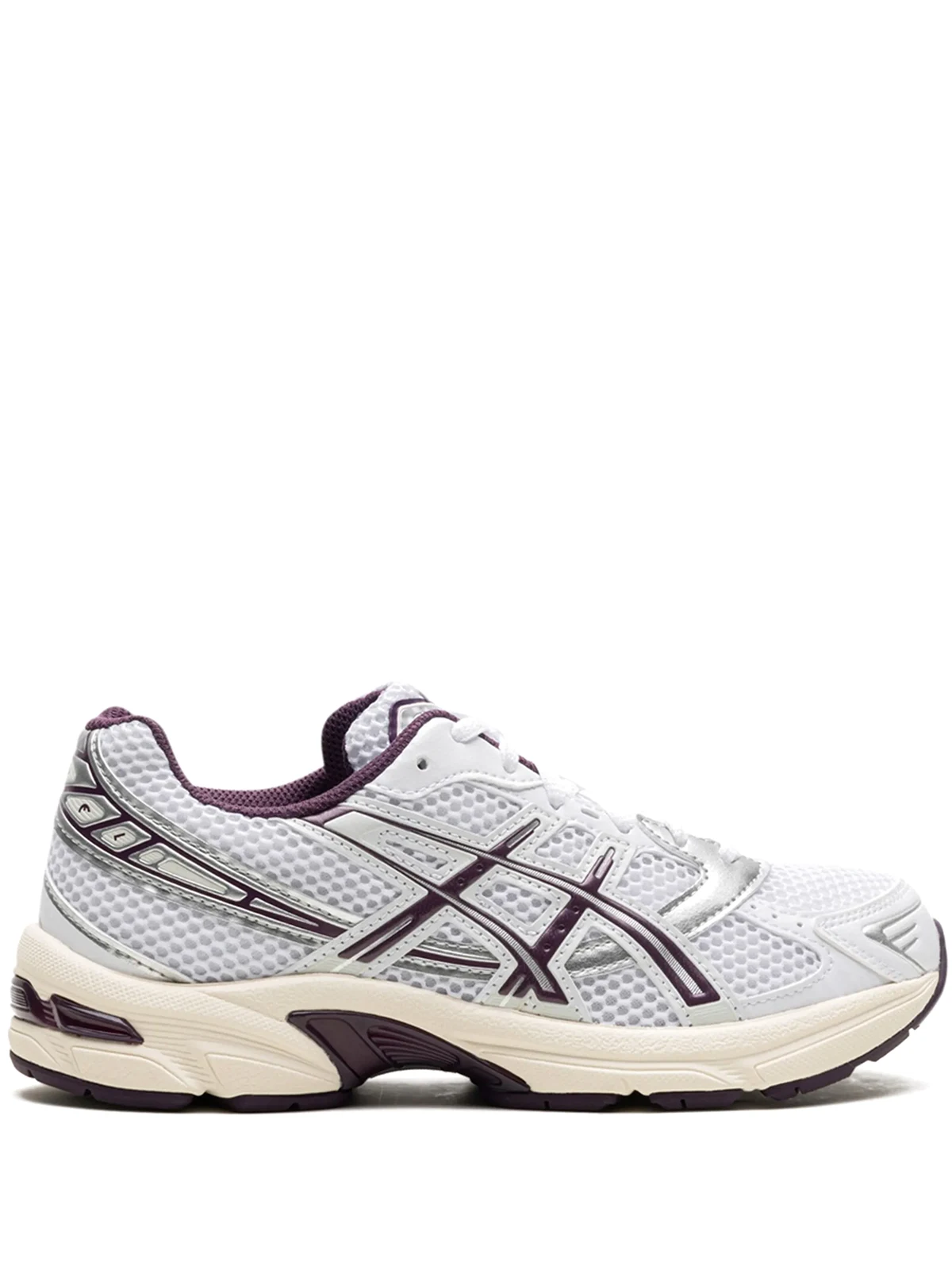 GEL-1130 "White/Deep Plum" sneakers