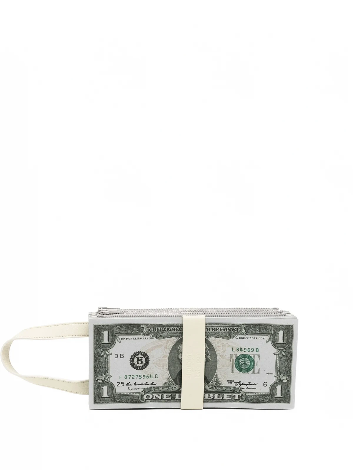 cash-stack clutch bag