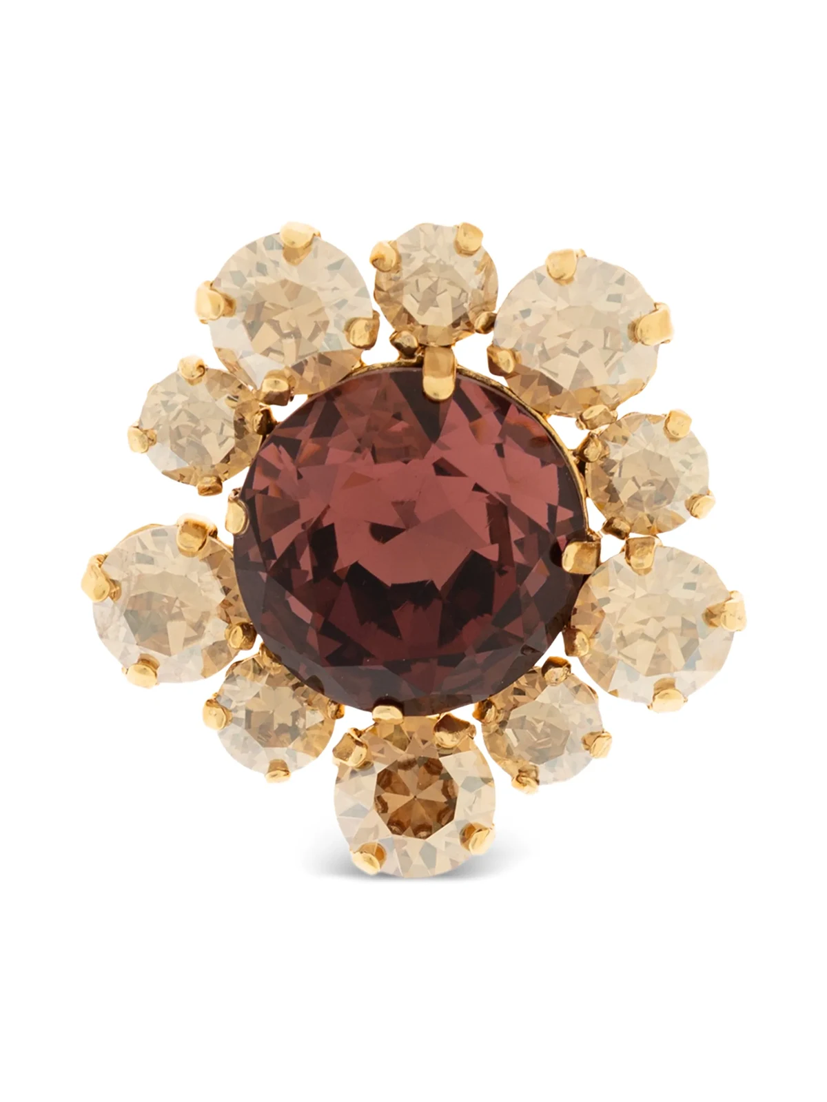 jewelled flower brooch