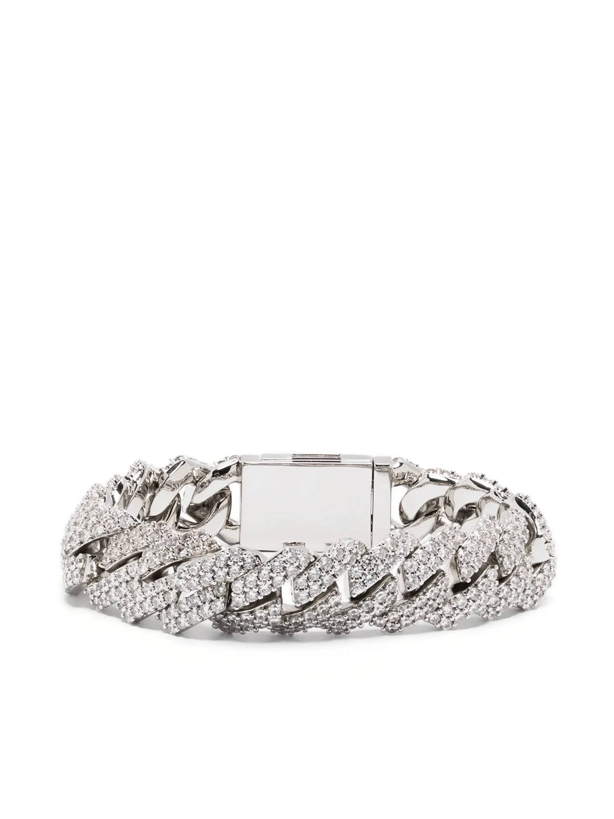 Prong Pave Armband mit Schmucksteinen