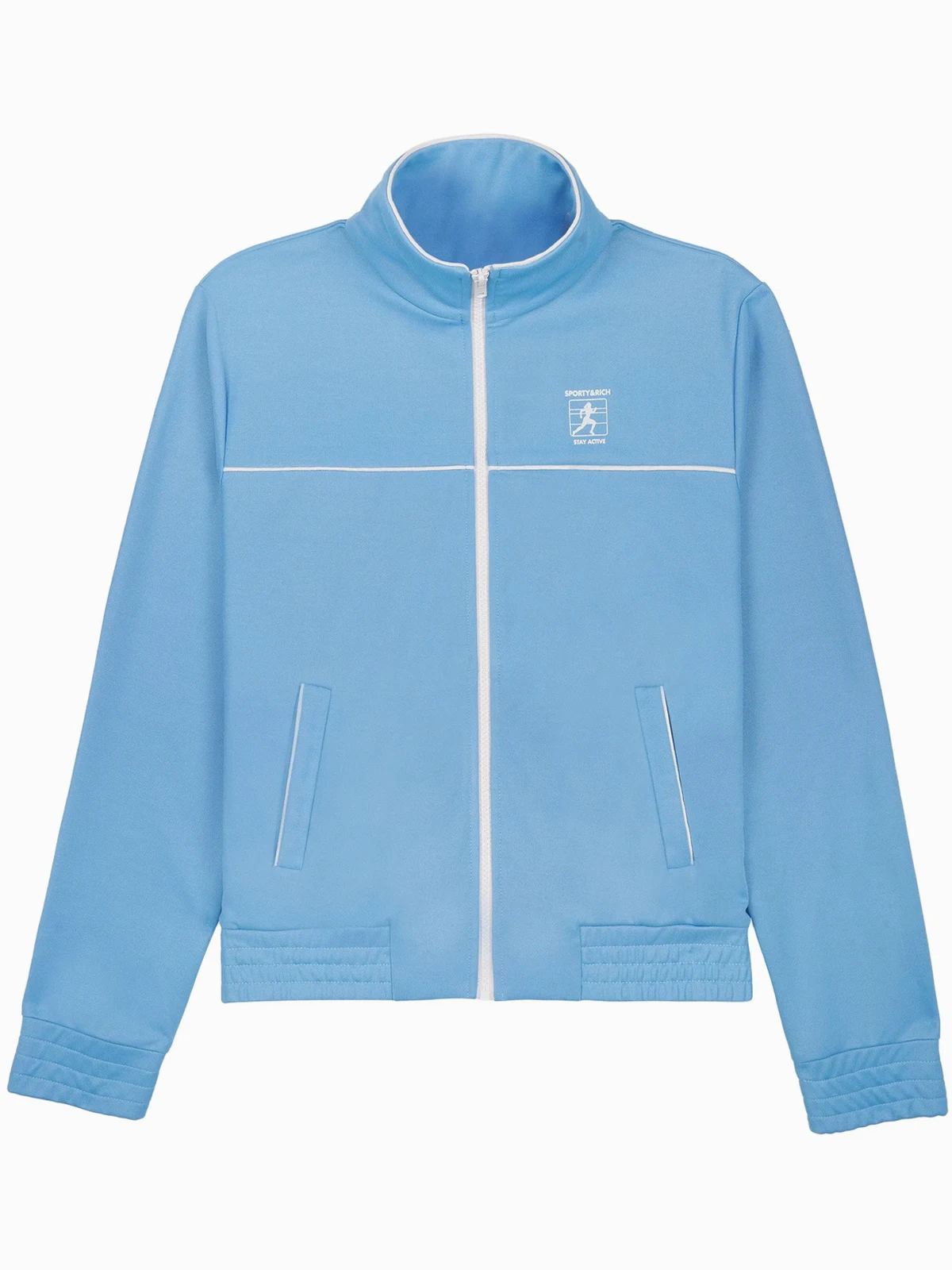 logo-print zip-up jacket