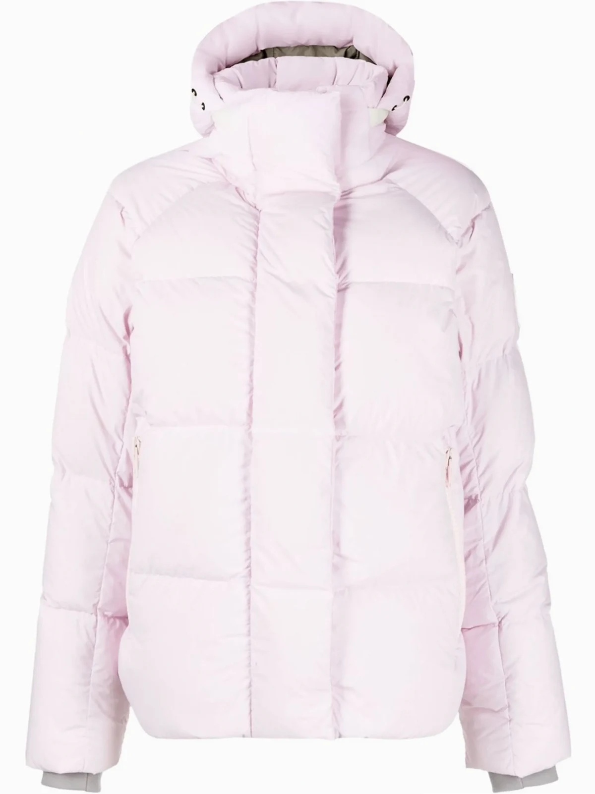 Gefütterte Jacke mit Logo-Patch