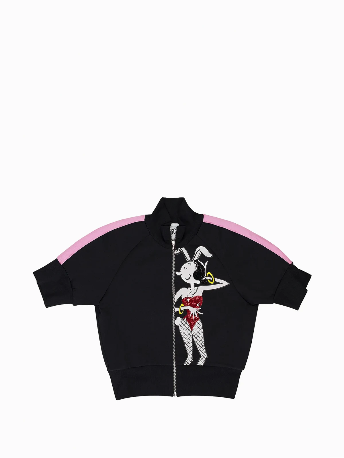 side stripe zip jacket